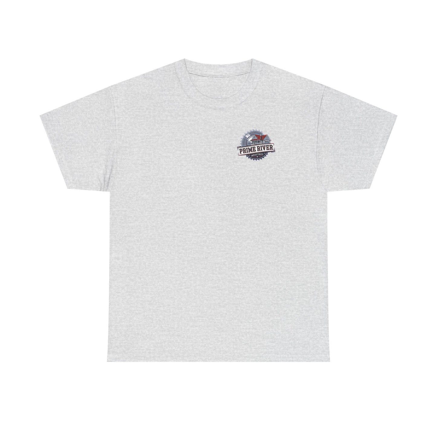 Prime River Industries Heavy Cotton Tee, Casual Unisex Shirt, Outdoor Apparel, Gift for Him, Graphic Tee, Vintage Style Tee