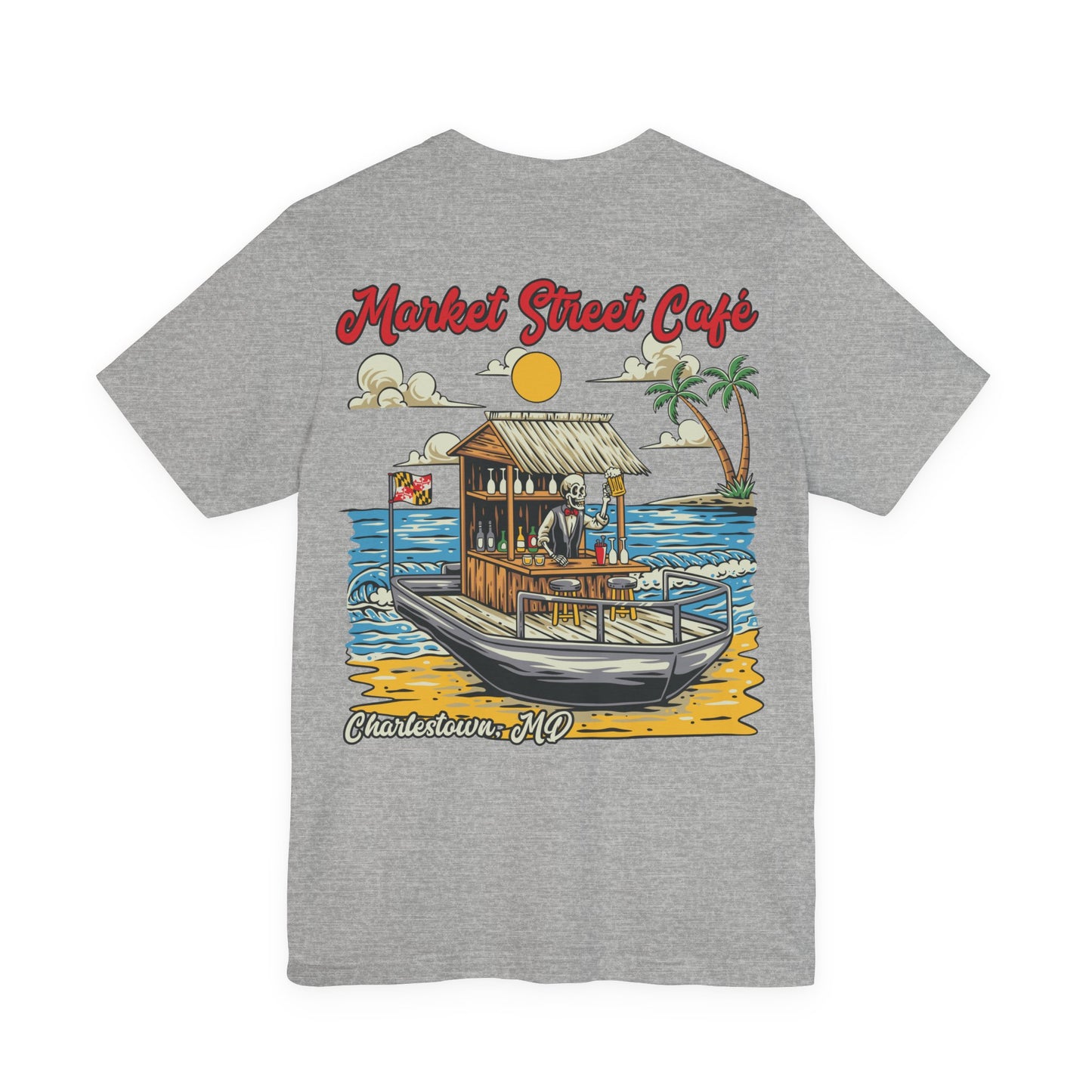 Market Street Cafe Boats & Bros Unisex Jersey Tee