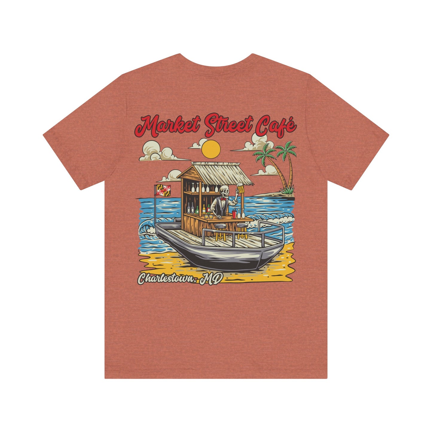 Market Street Cafe Boats & Bros Unisex Jersey Tee