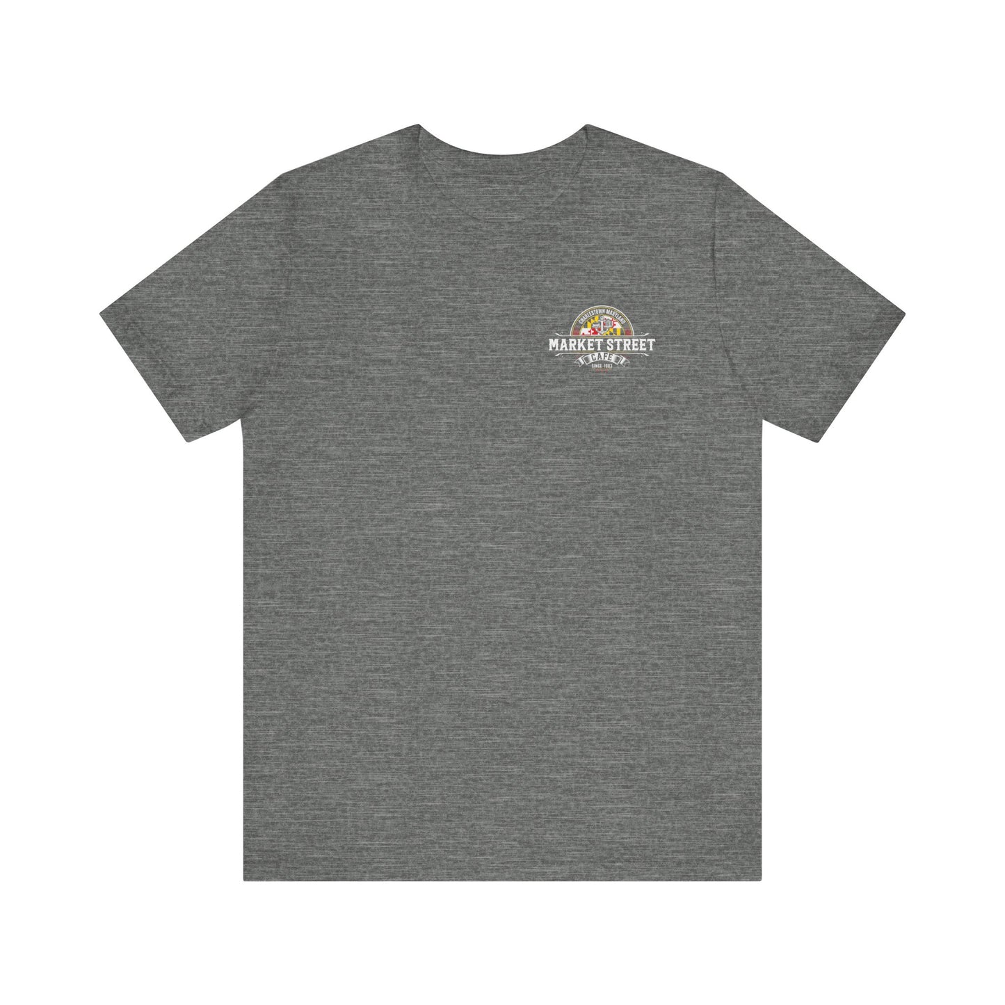 Market Street Cafe Boats & Bros Unisex Jersey Tee
