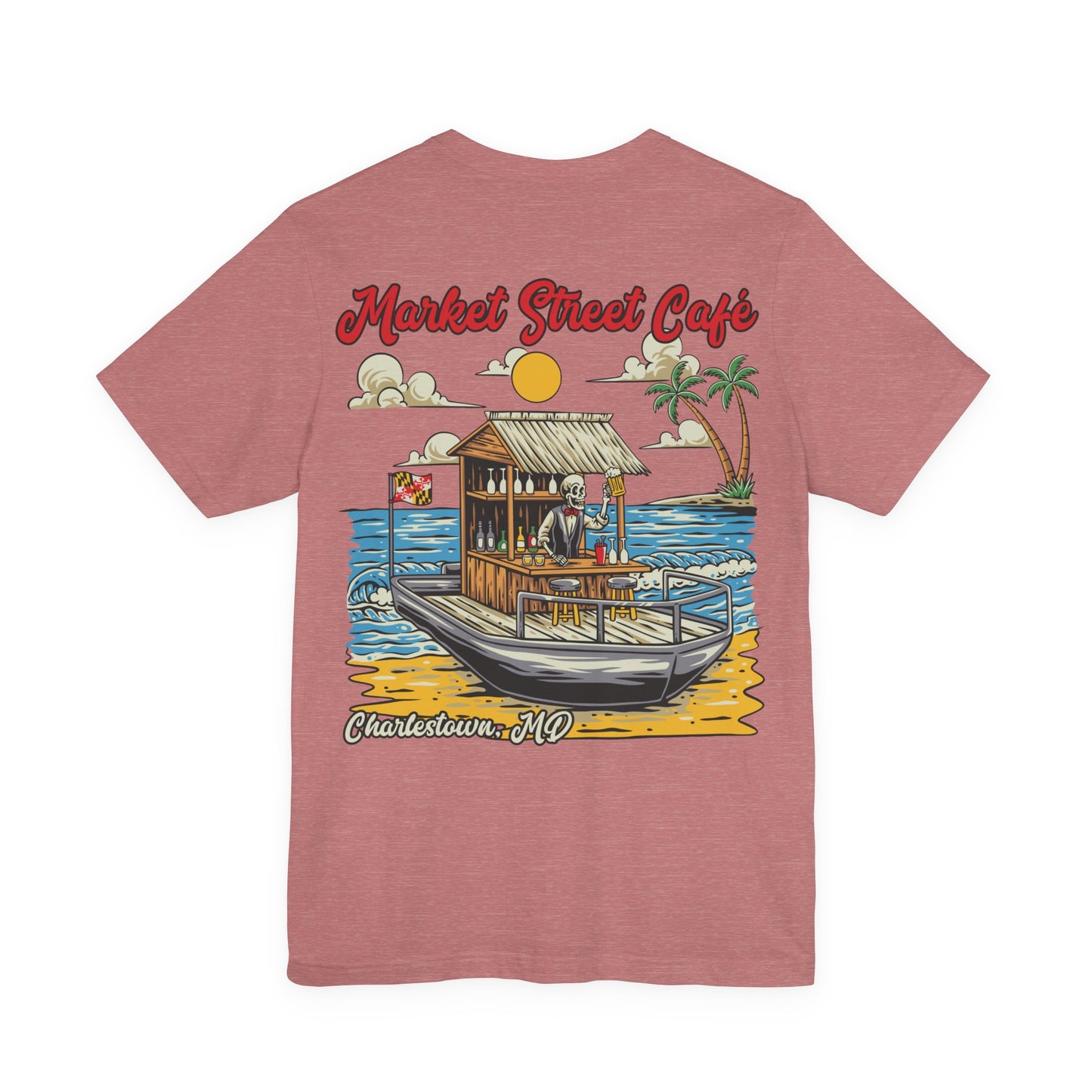 Market Street Cafe Boats & Bros Unisex Jersey Tee
