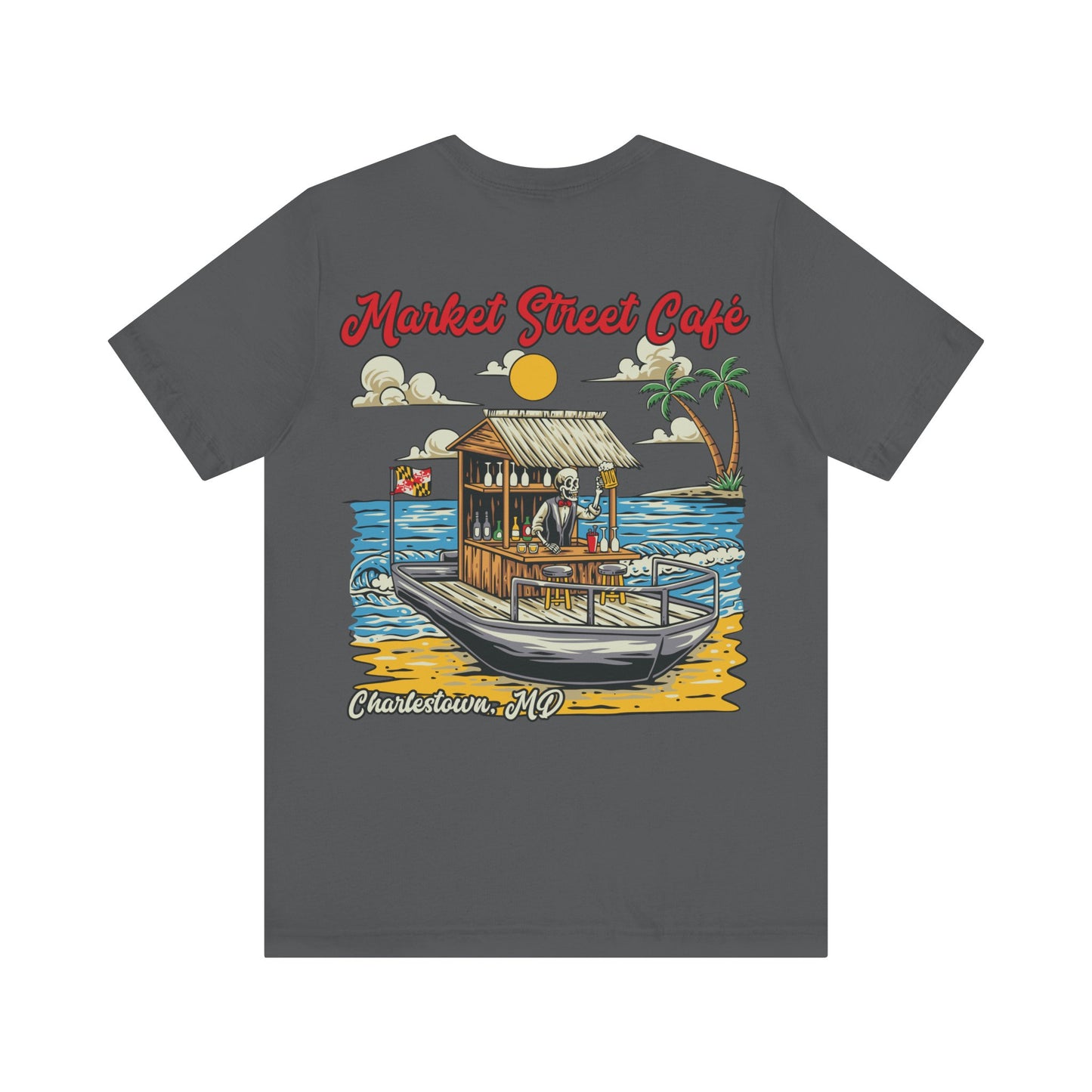 Market Street Cafe Boats & Bros Unisex Jersey Tee
