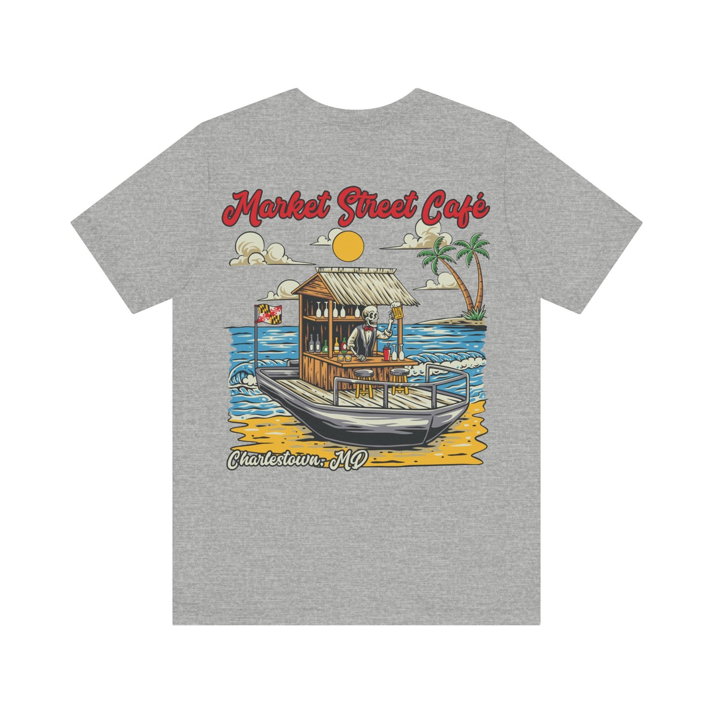 Market Street Cafe Boats & Bros Unisex Jersey Tee