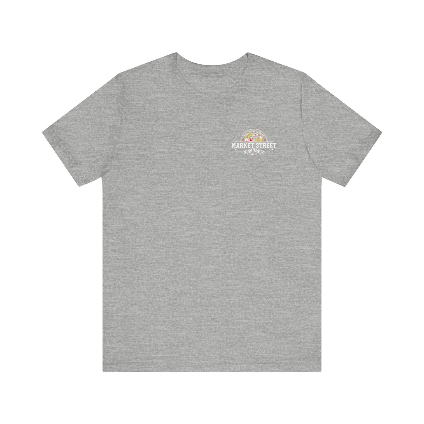 Market Street Cafe Boats & Bros Unisex Jersey Tee