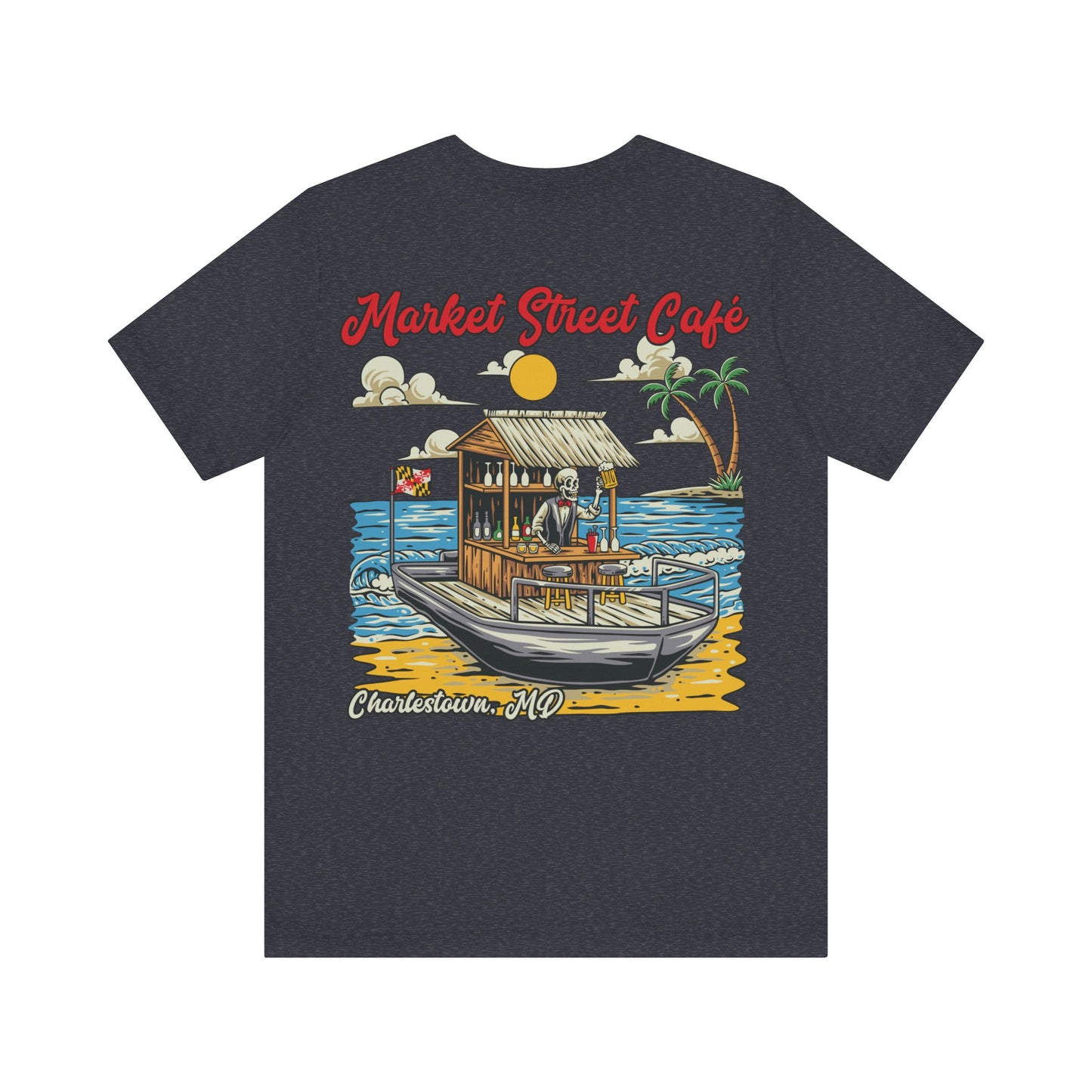 Market Street Cafe Boats & Bros Unisex Jersey Tee