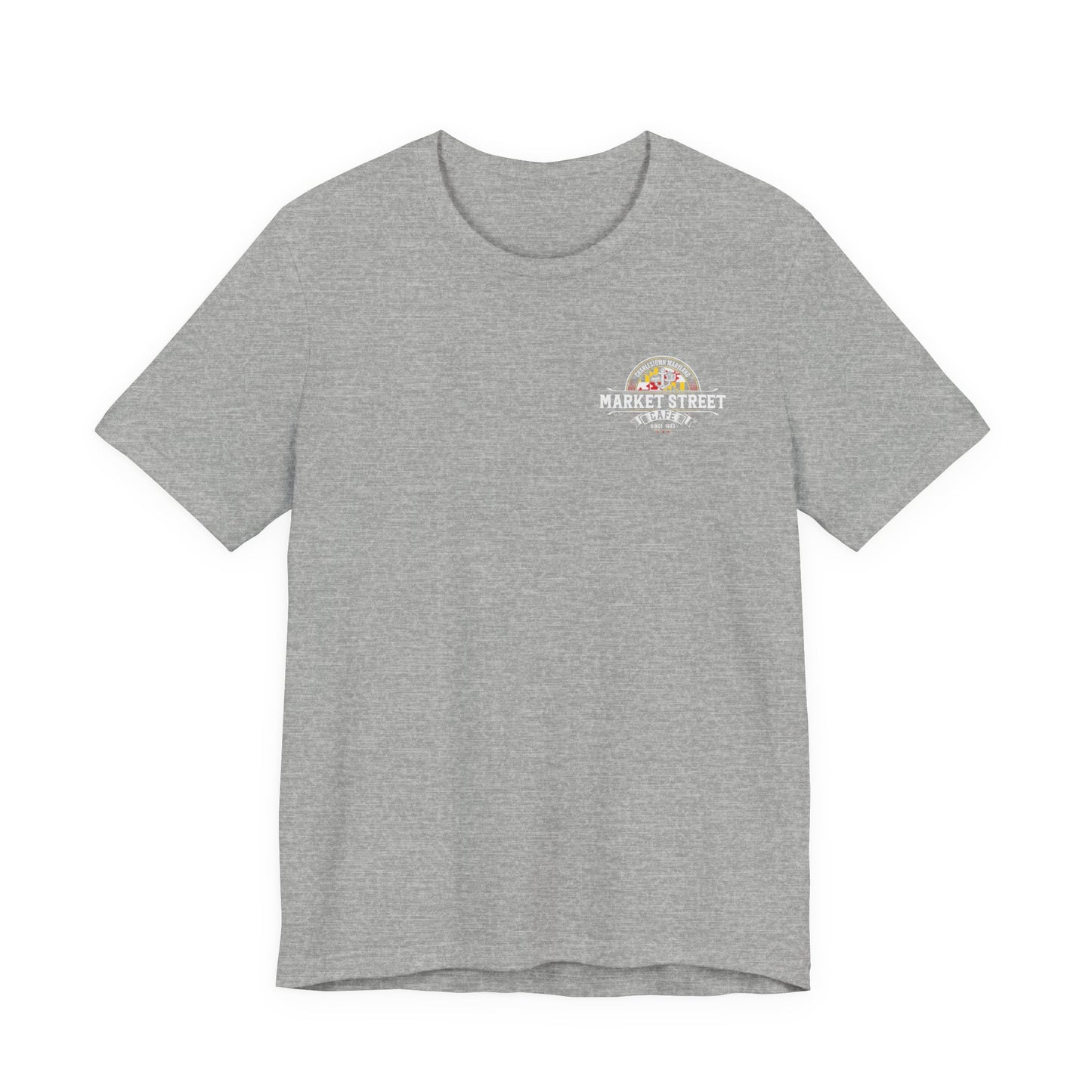 Market Street Cafe Boats & Bros Unisex Jersey Tee