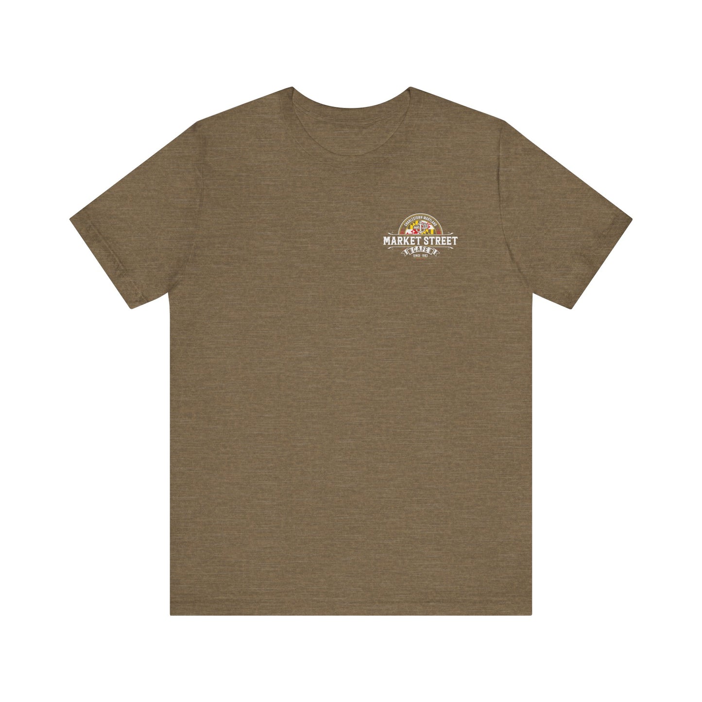 Market Street Cafe Boats & Bros Unisex Jersey Tee