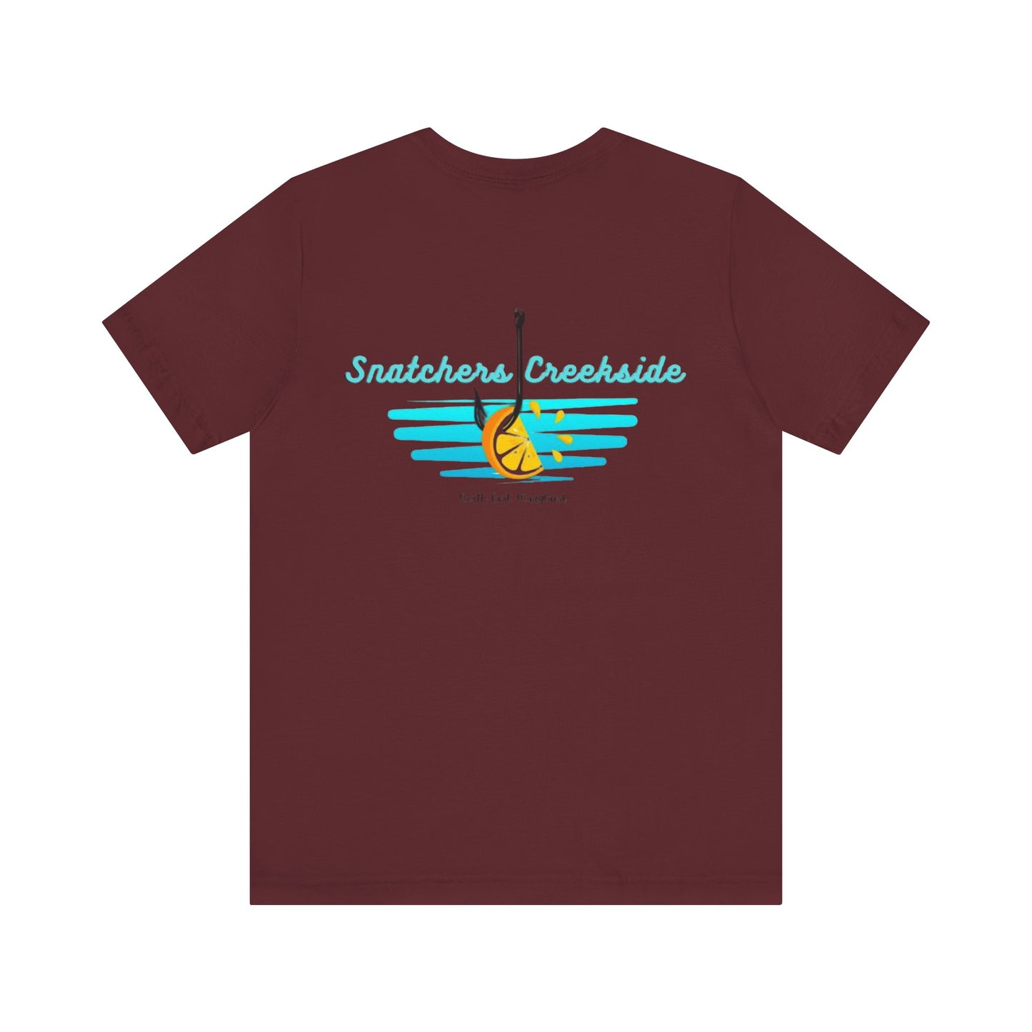 Hooked on Creekside Unisex Jersey Short Sleeve Tee