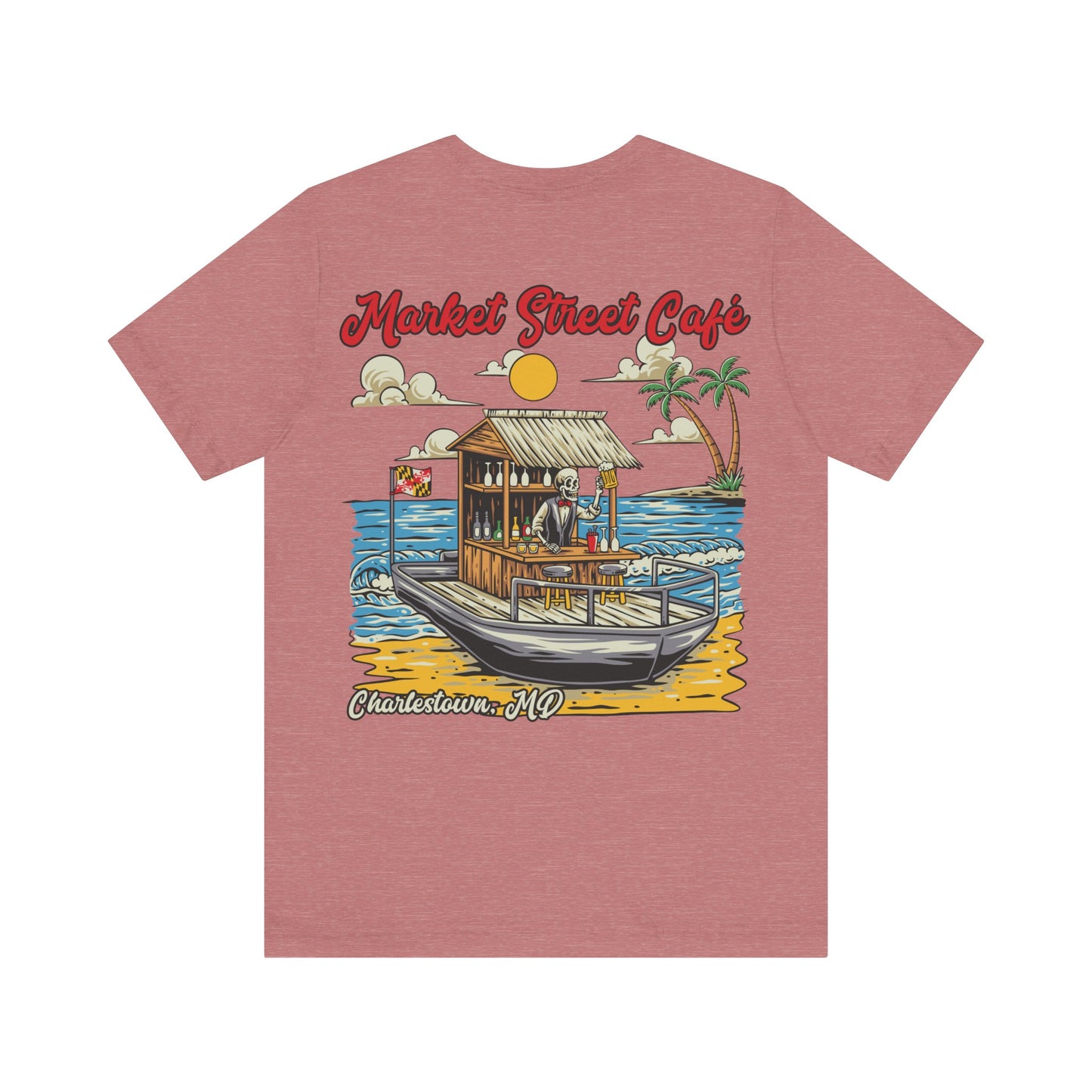 Market Street Cafe Boats & Bros Unisex Jersey Tee