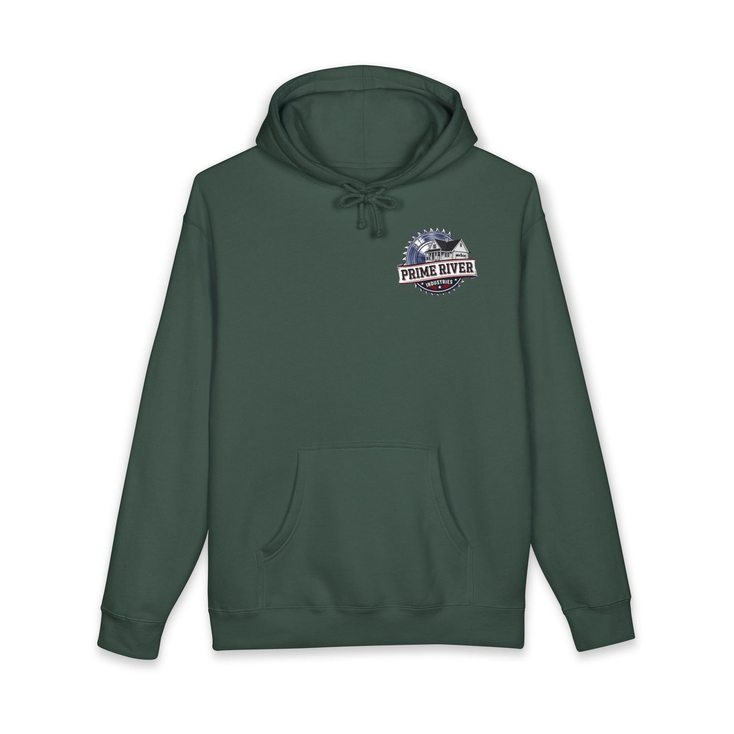 Prime River Industries Hoodie — Logo Workwear Pullover