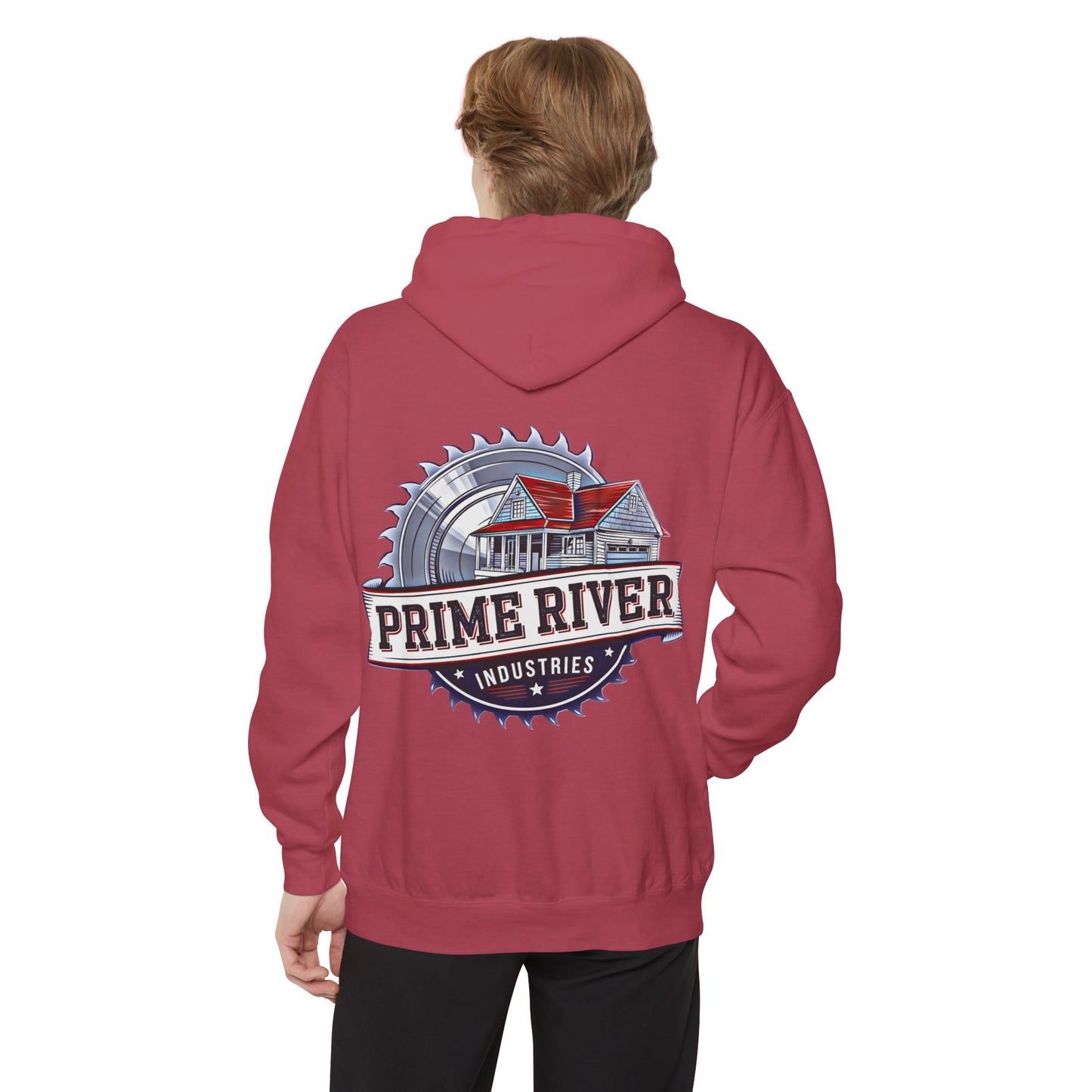 Cozy Unisex Garment-Dyed Hoodie - Prime River