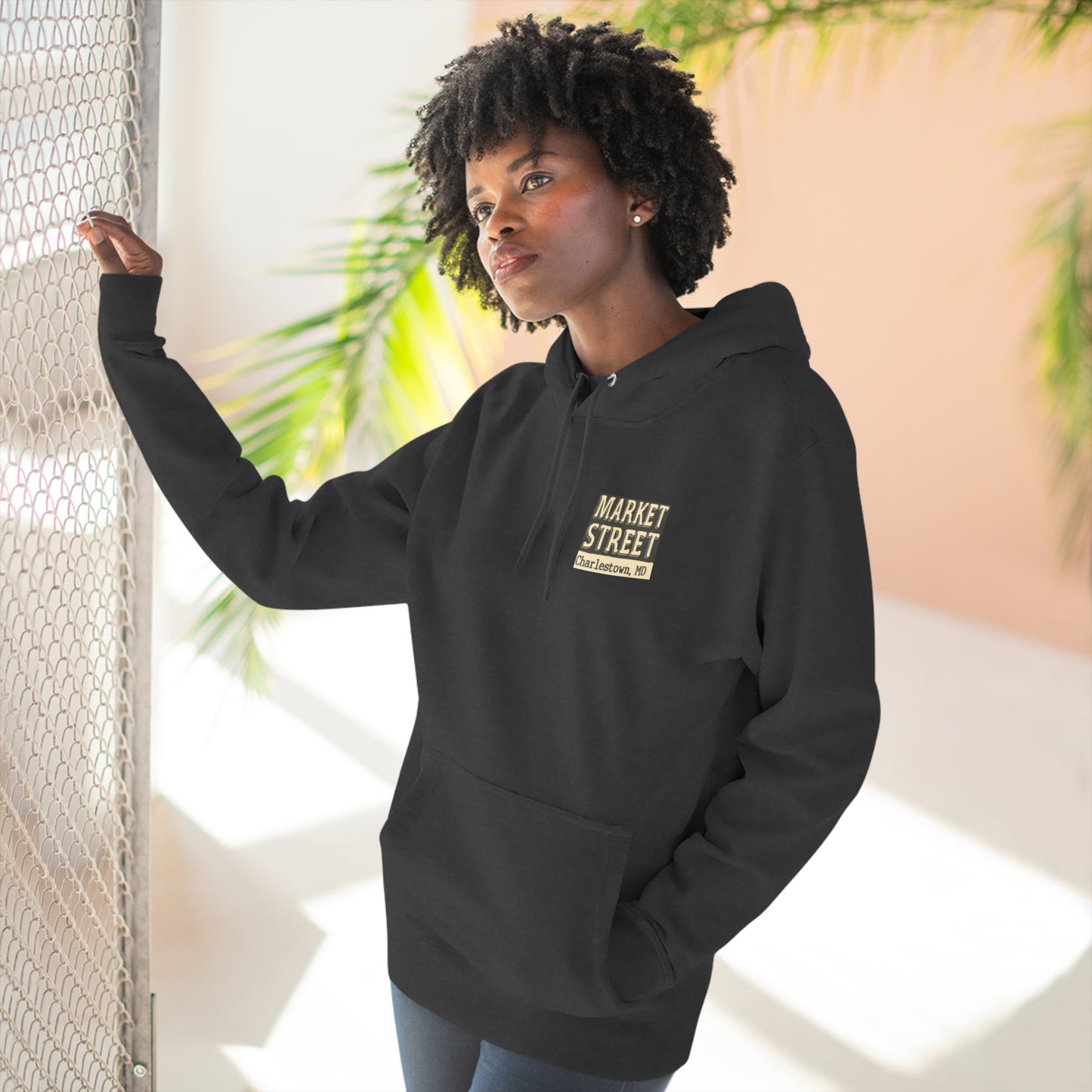 Market Street Unisex Fleece Hoodie