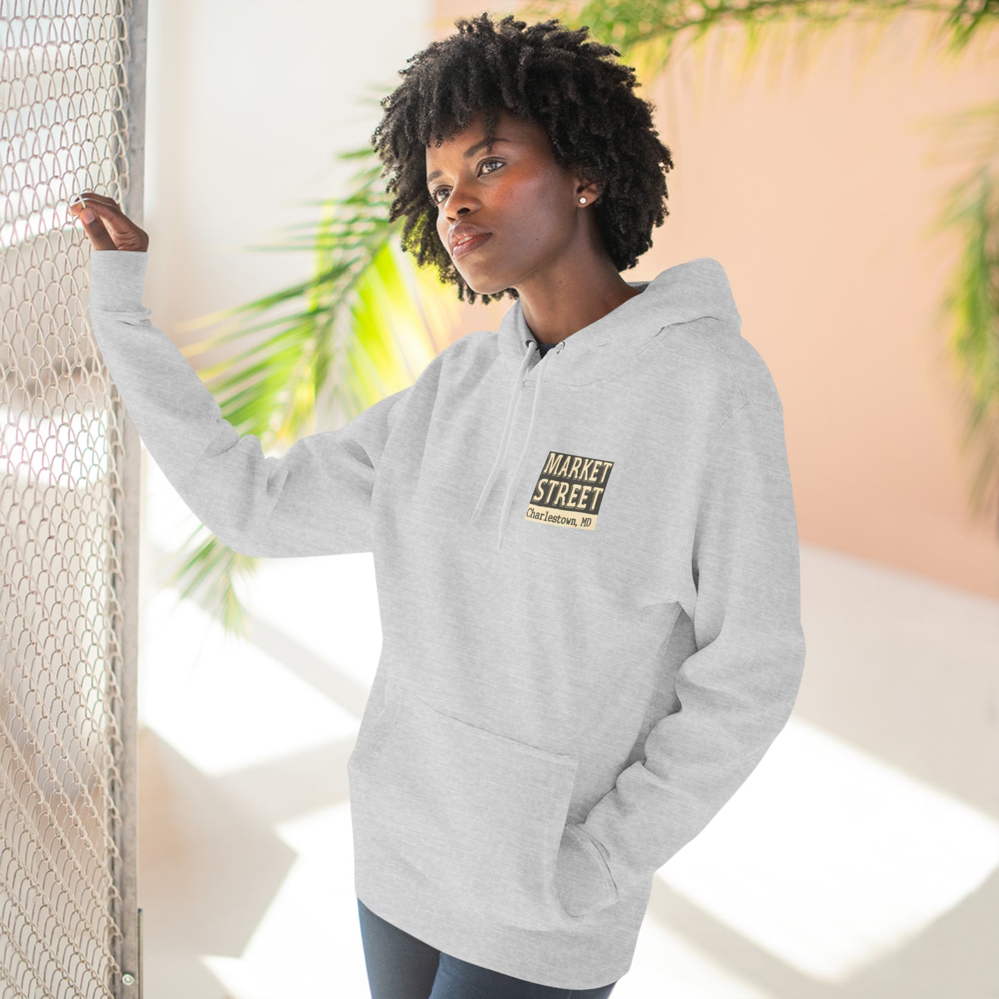 Market Street Unisex Fleece Hoodie