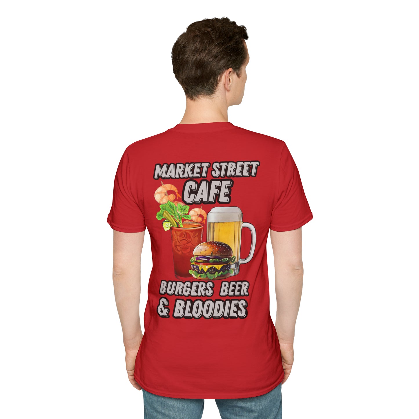 Burgers Beer & Bloodies Unisex Softstyle T-Shirt