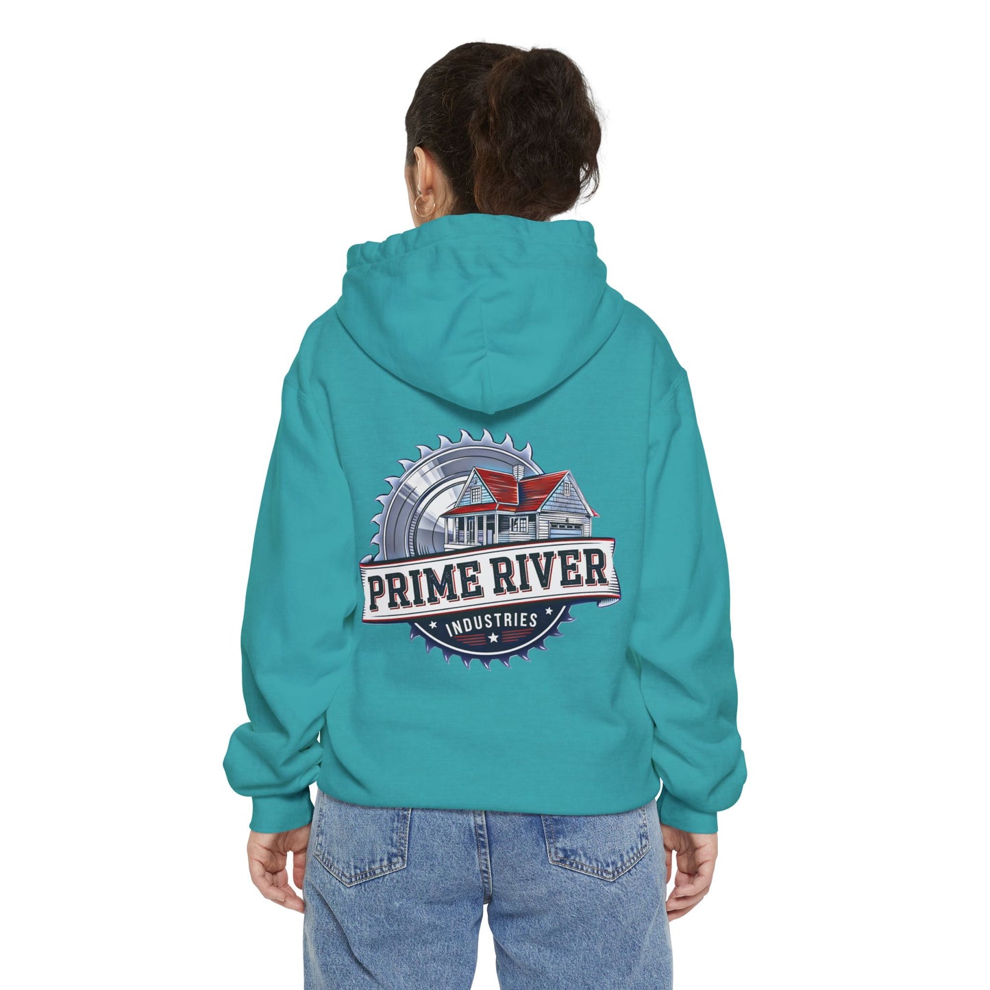 Cozy Unisex Garment-Dyed Hoodie - Prime River
