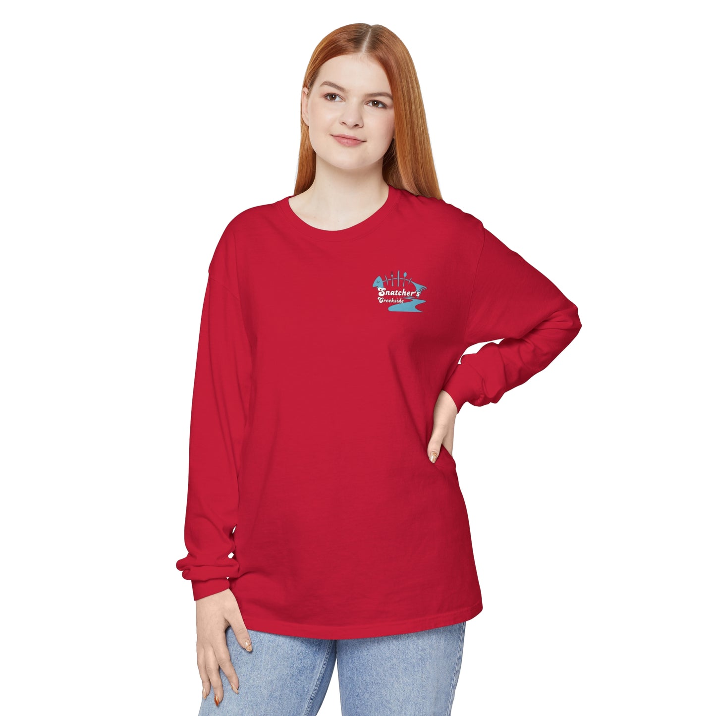 Snatcher's Creekside "OG" Unisex Garment-dyed Long Sleeve T-Shirt