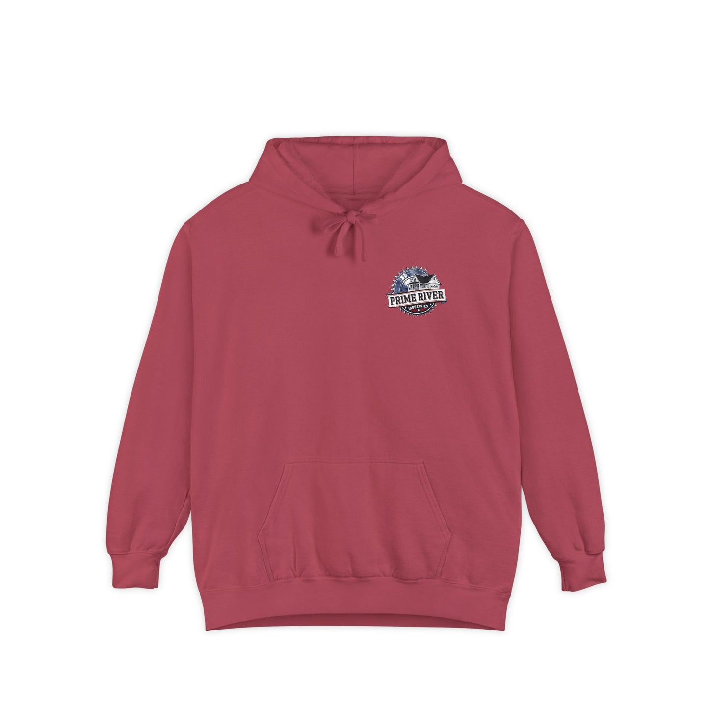 Prime River Industries Hoodie — Vintage Mill Logo Garment-Dyed Pullover
