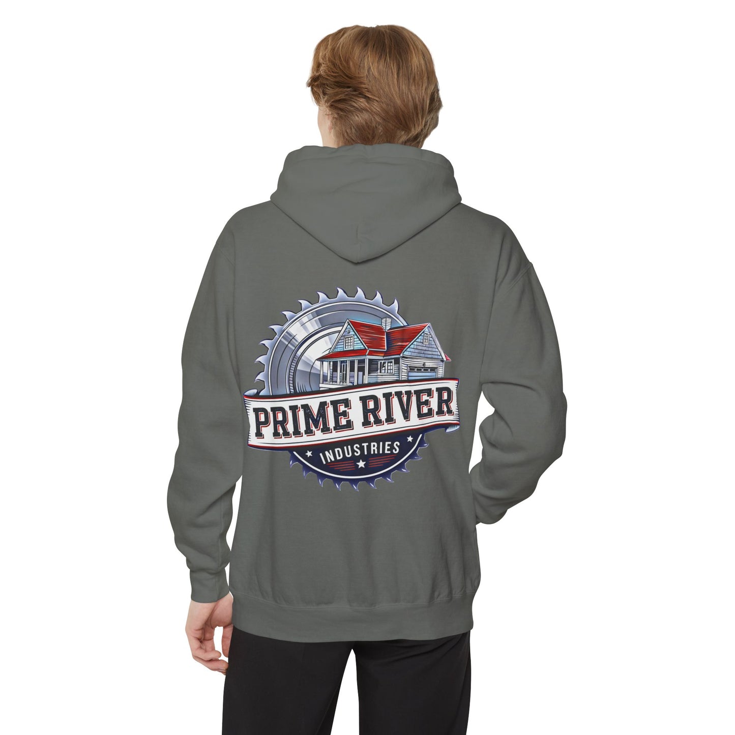 Cozy Unisex Garment-Dyed Hoodie - Prime River