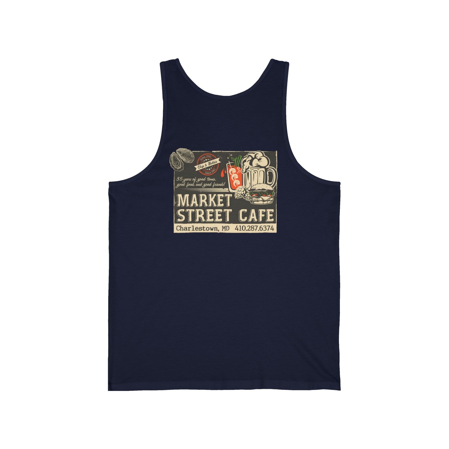 Unisex Jersey Tank Market Street