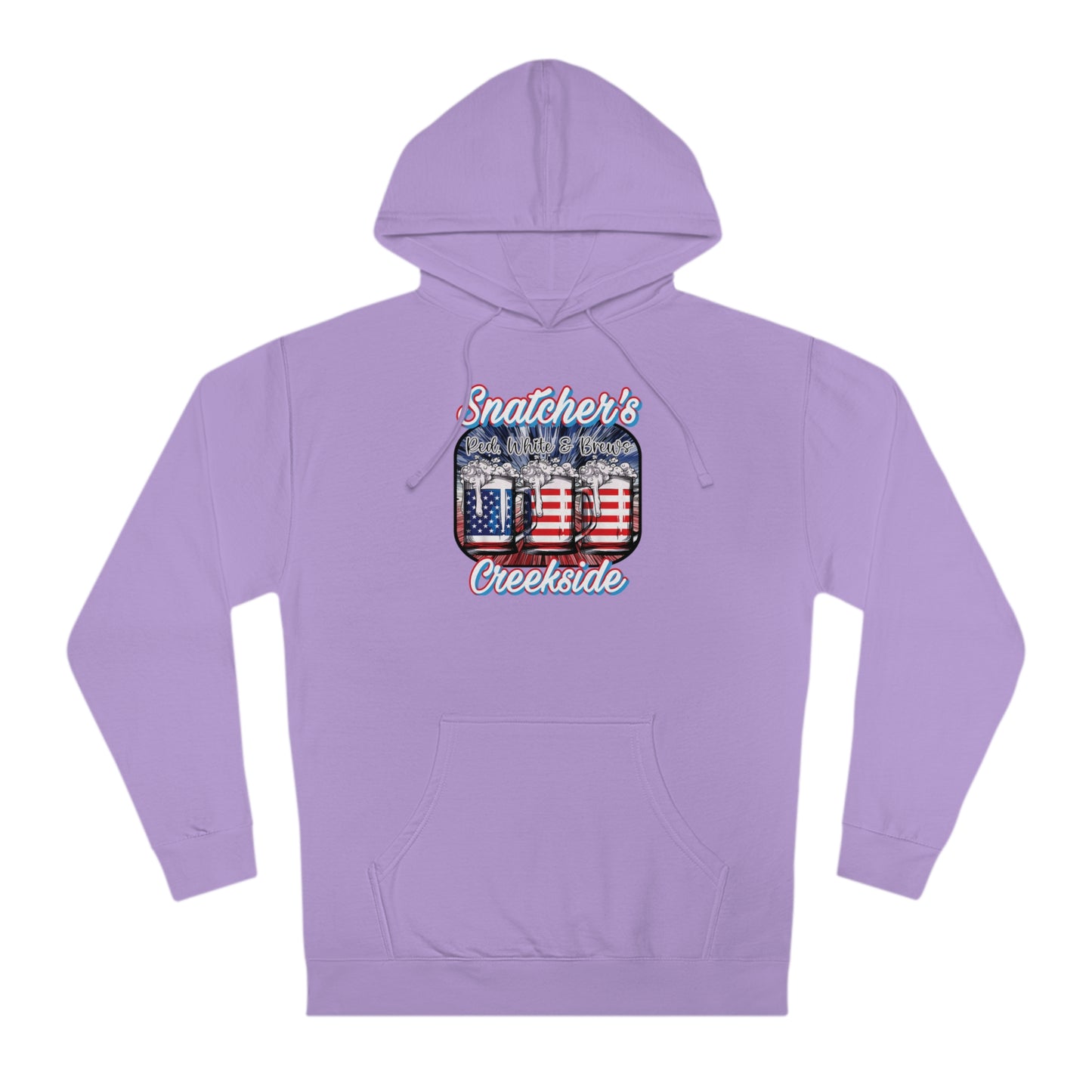 Unisex Red, White & Brews Hooded Sweatshirt