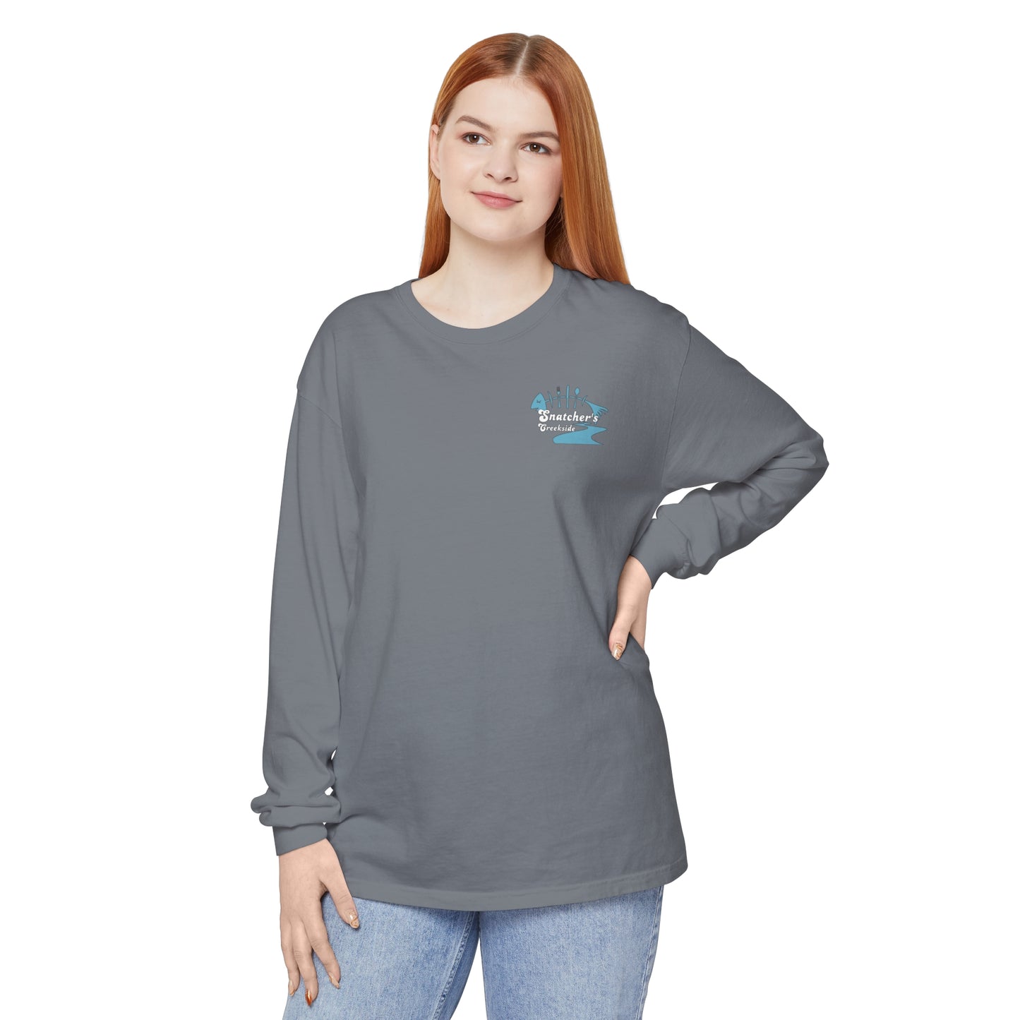 Snatcher's Creekside "OG" Unisex Garment-dyed Long Sleeve T-Shirt