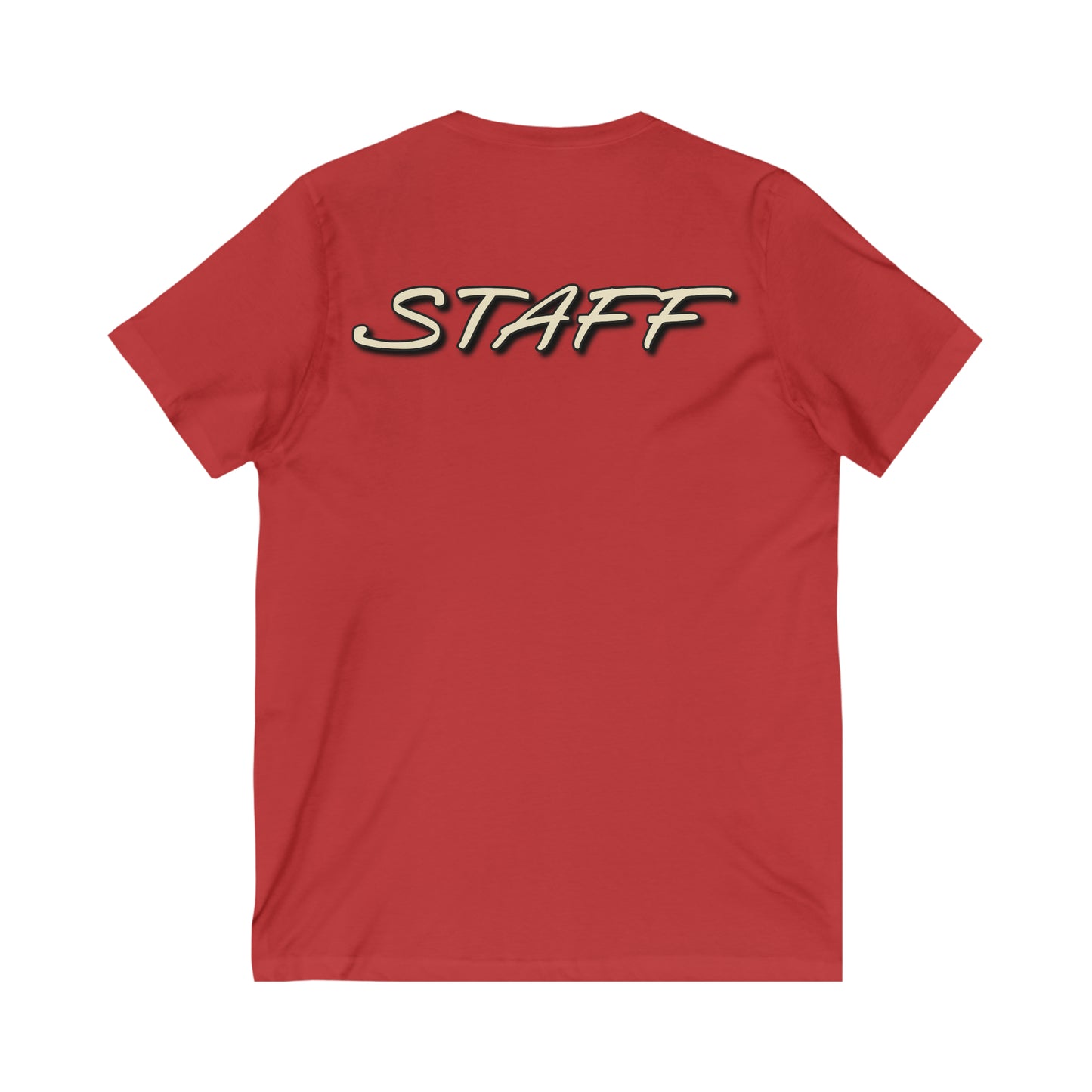 Staff Market Street Unisex Jersey Short Sleeve V-Neck Tee