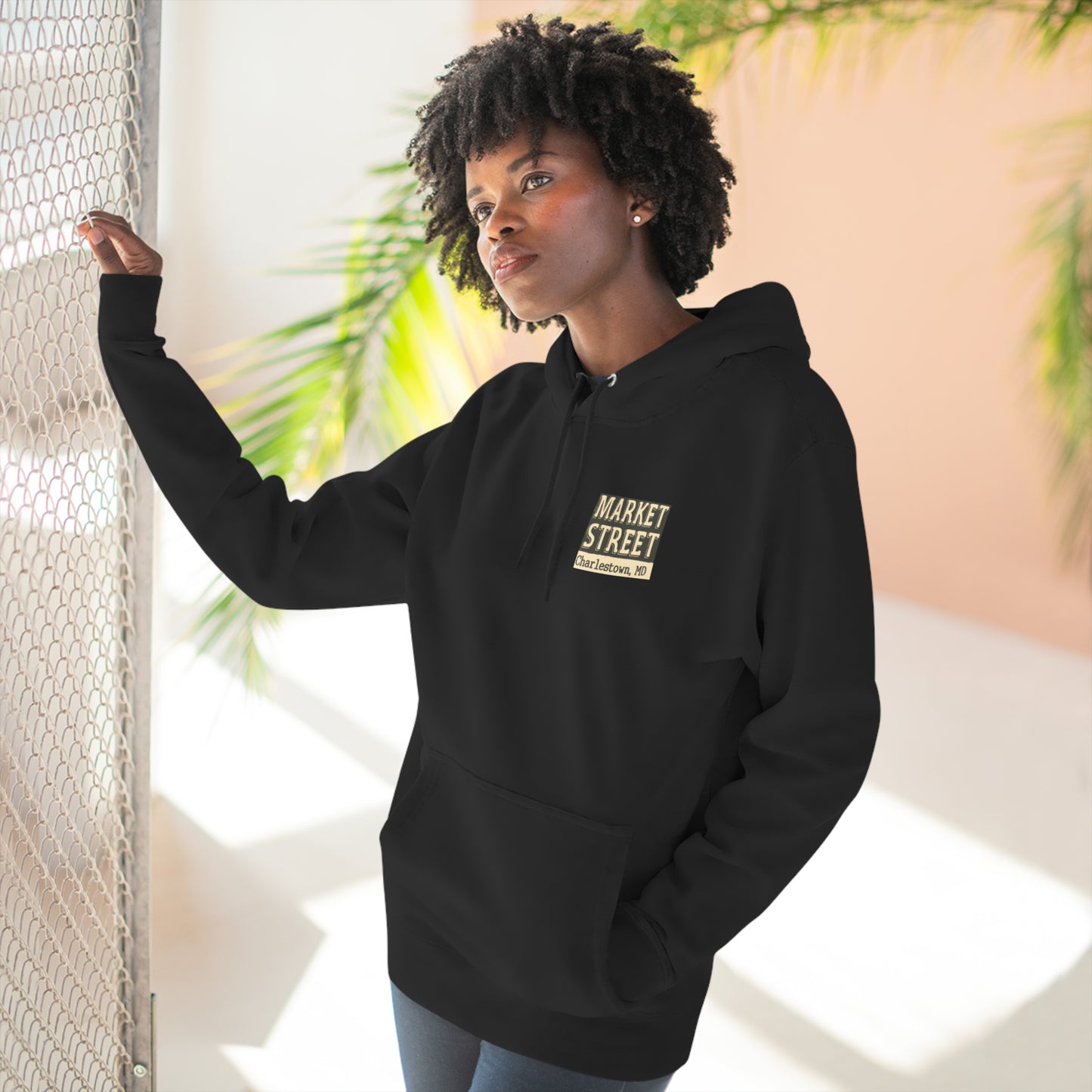 Market Street Unisex Fleece Hoodie