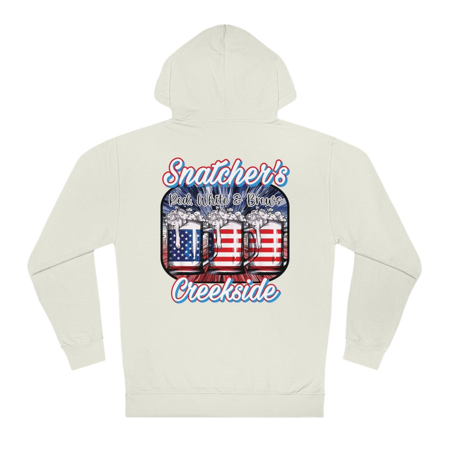 Unisex Red, White & Brews Hooded Sweatshirt