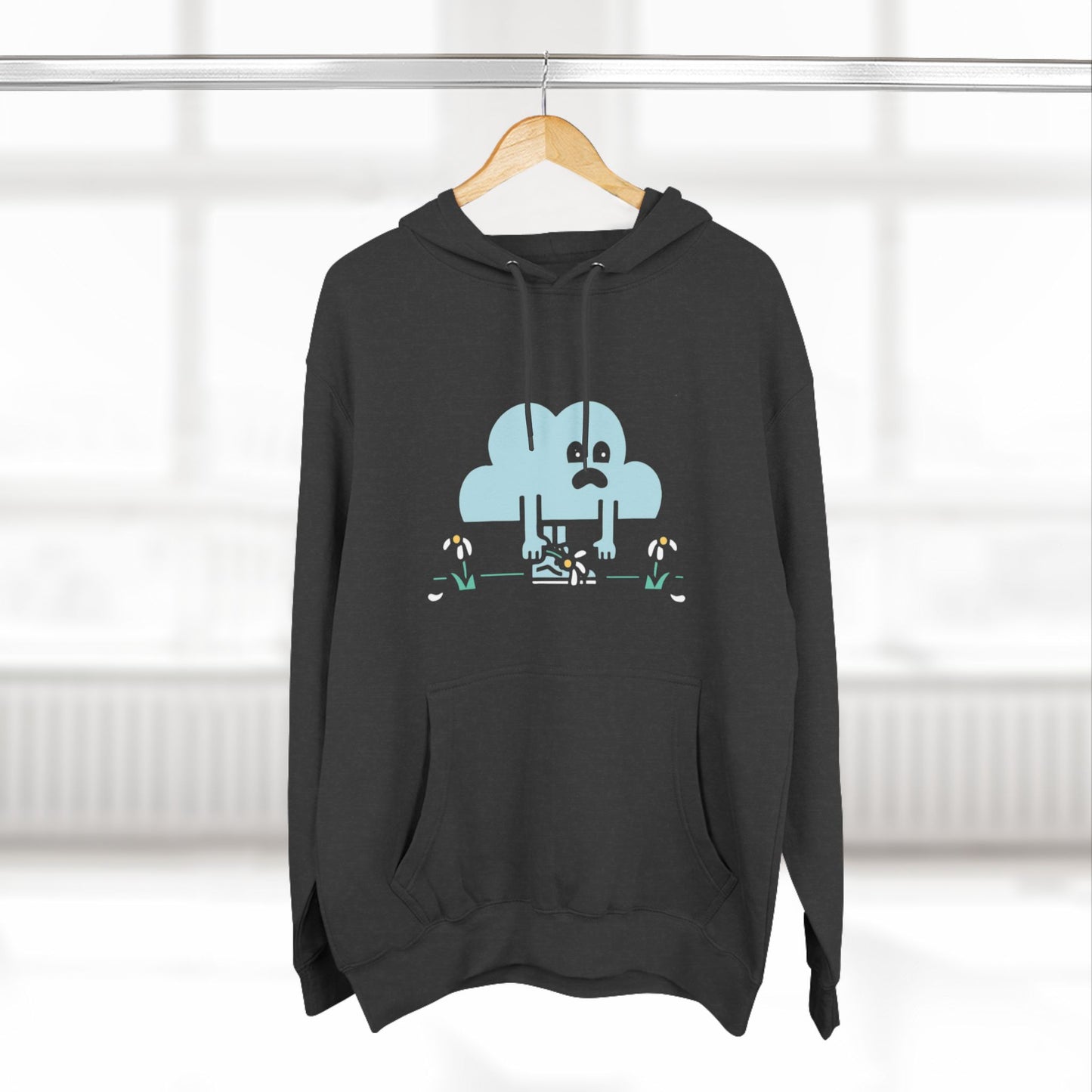 No Rain, No Flowers Fleece Hoodie