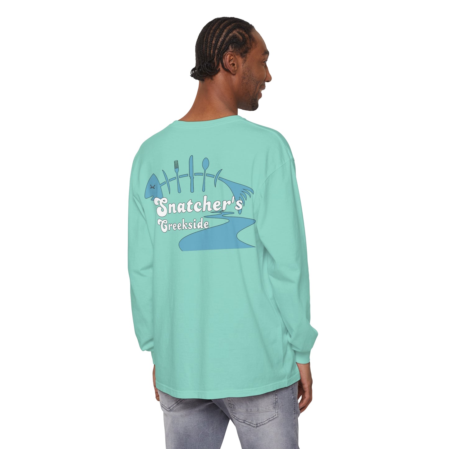 Snatcher's Creekside "OG" Unisex Garment-dyed Long Sleeve T-Shirt