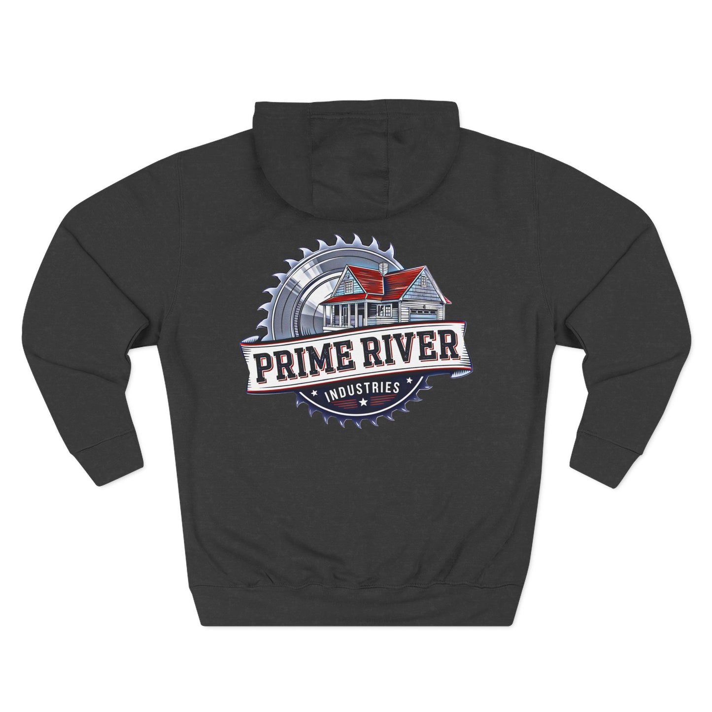 Prime River Fleece Hoodie - Cozy Industrial Style for Every Adventure