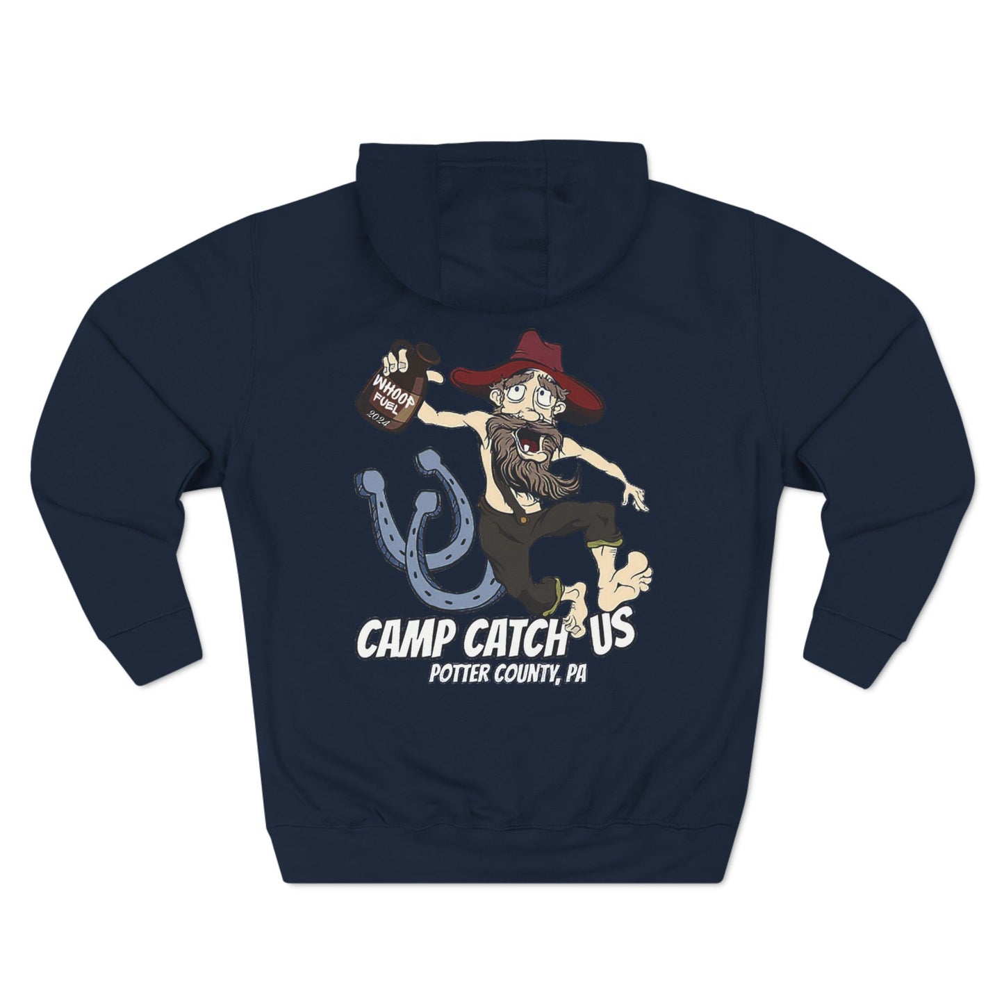 Camp Catch Us Three-Panel Fleece Hoodie