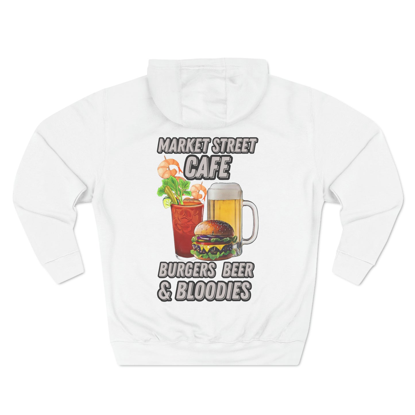 Burgers, Beer & Bloodies Unisex Premium Pullover Hoodie