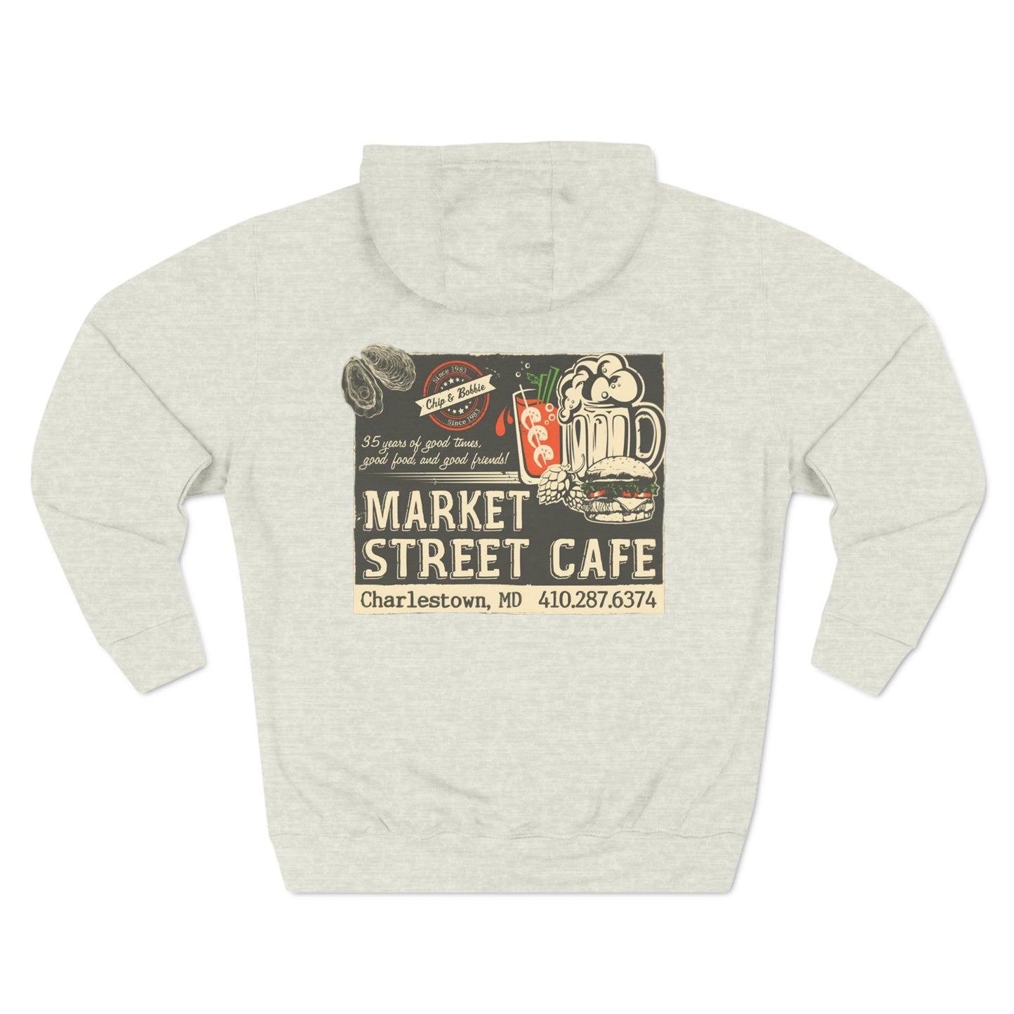 Market Street Unisex Fleece Hoodie