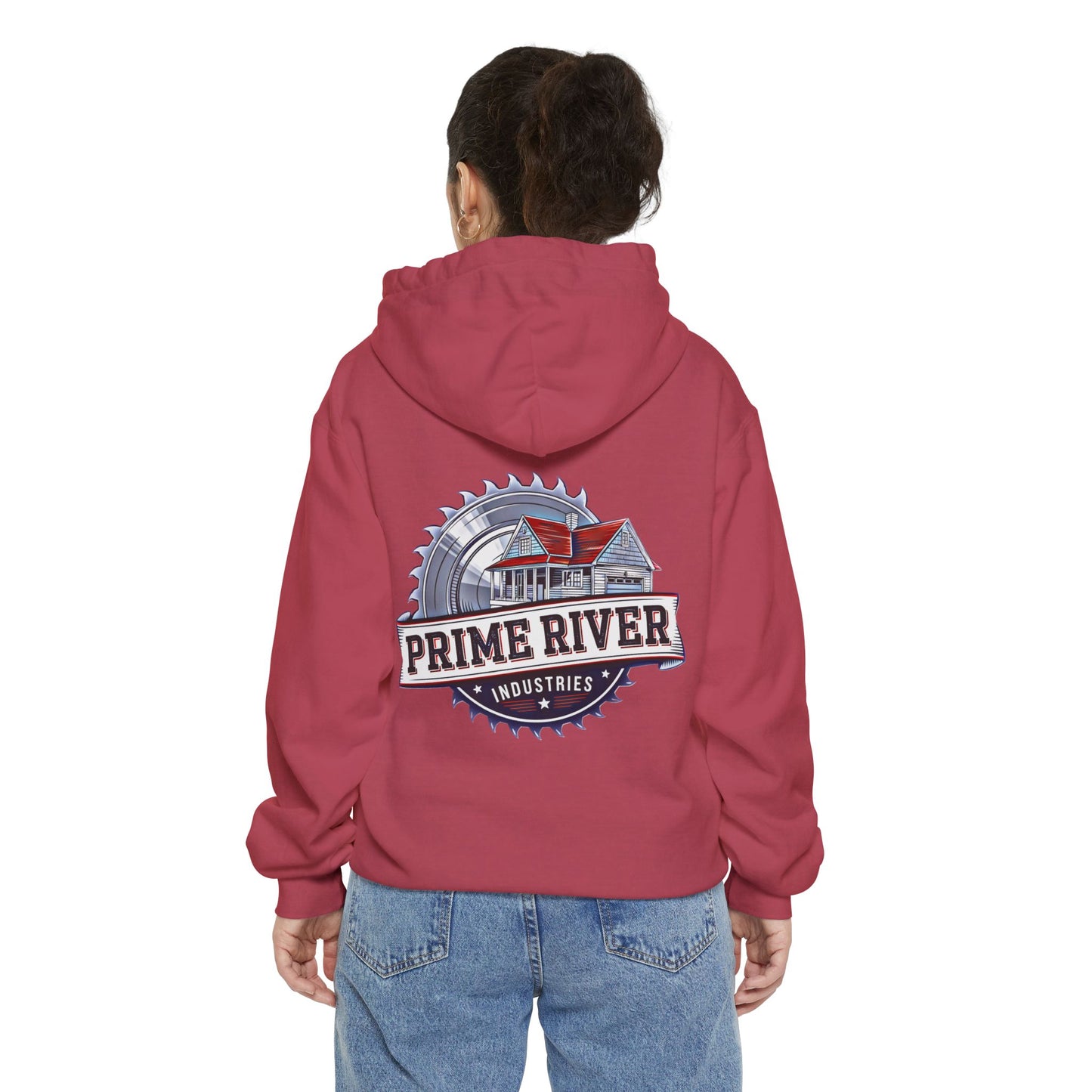 Cozy Unisex Garment-Dyed Hoodie - Prime River