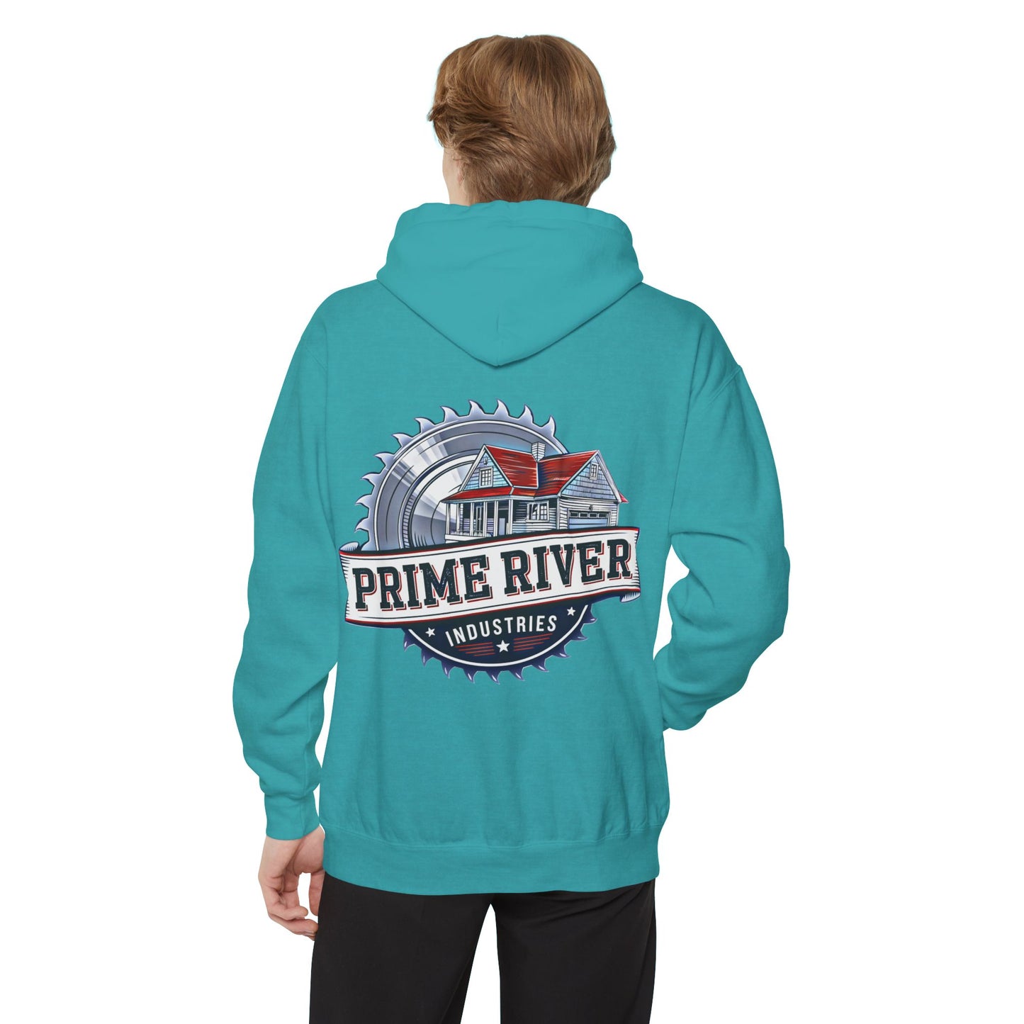 Cozy Unisex Garment-Dyed Hoodie - Prime River