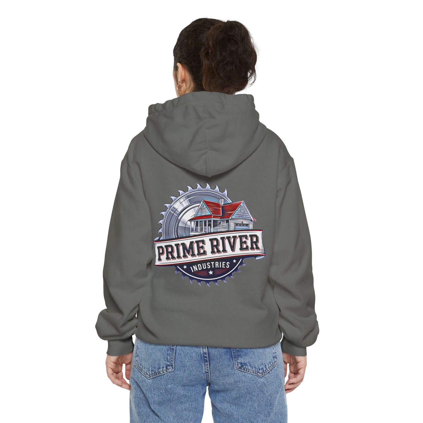 Cozy Unisex Garment-Dyed Hoodie - Prime River