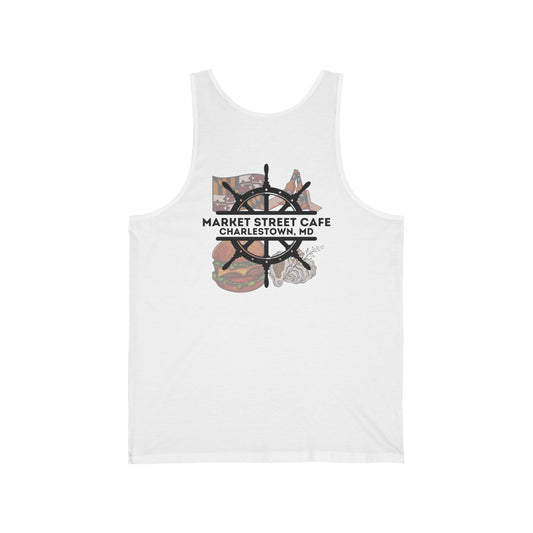 Unisex Jersey Tank Market Street 4 Corners