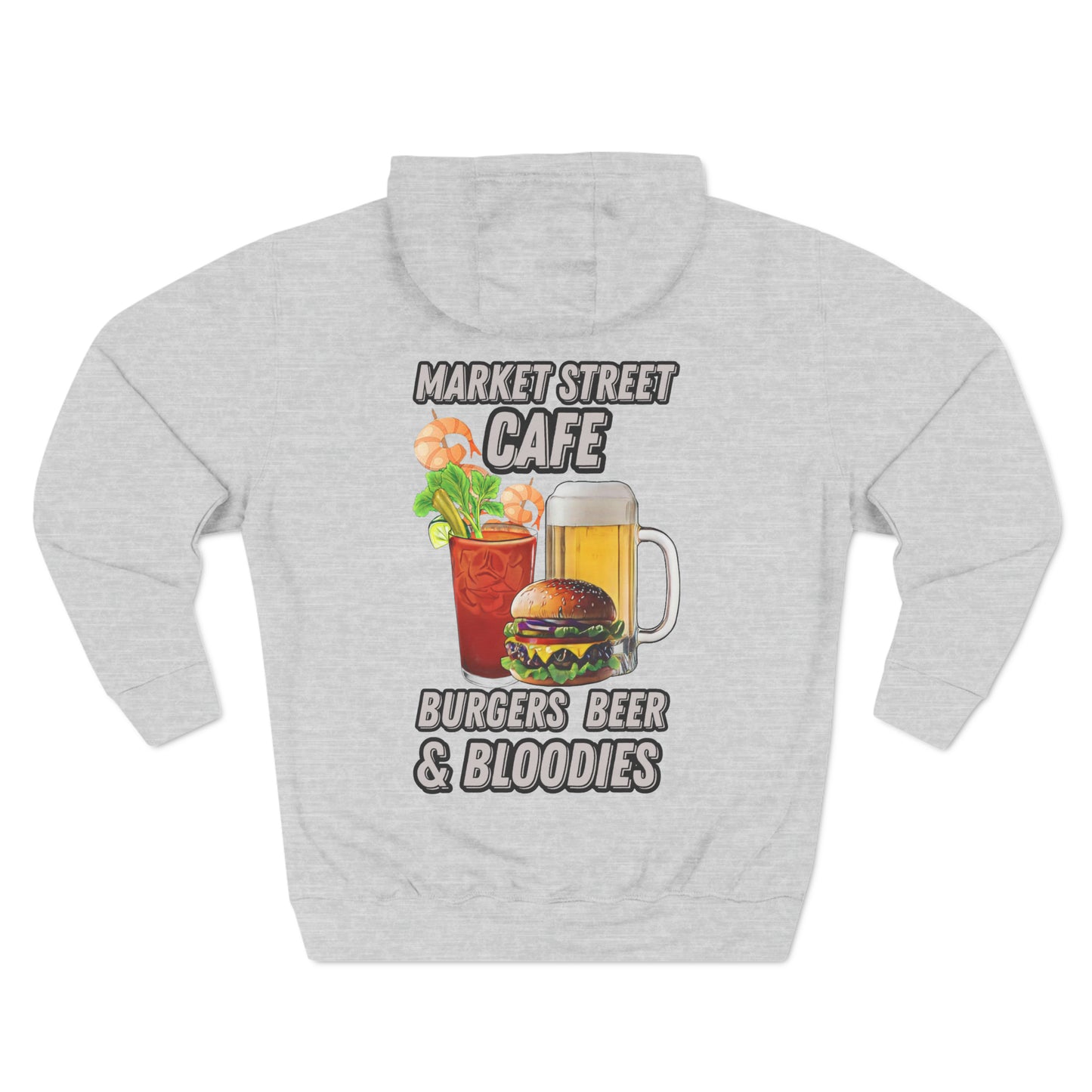 Burgers, Beer & Bloodies Unisex Premium Pullover Hoodie