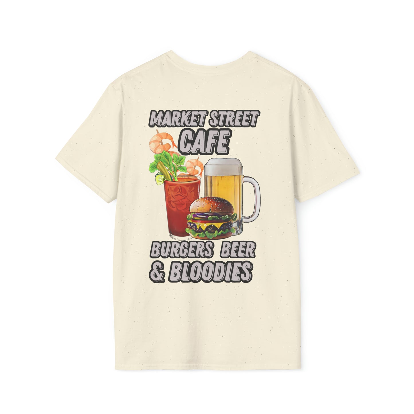 Burgers Beer & Bloodies Unisex Softstyle T-Shirt