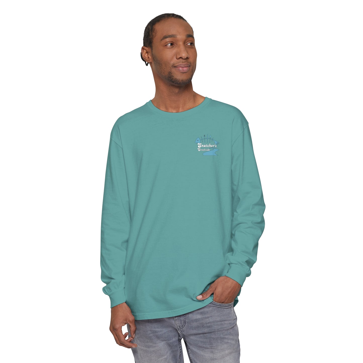 Snatcher's Creekside "OG" Unisex Garment-dyed Long Sleeve T-Shirt