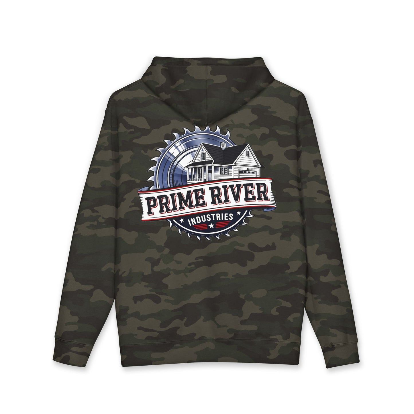 Prime River Industries Hoodie — Logo Workwear Pullover