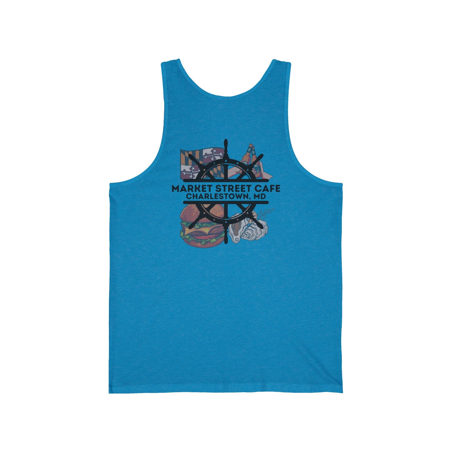 Unisex Jersey Tank Market Street 4 Corners