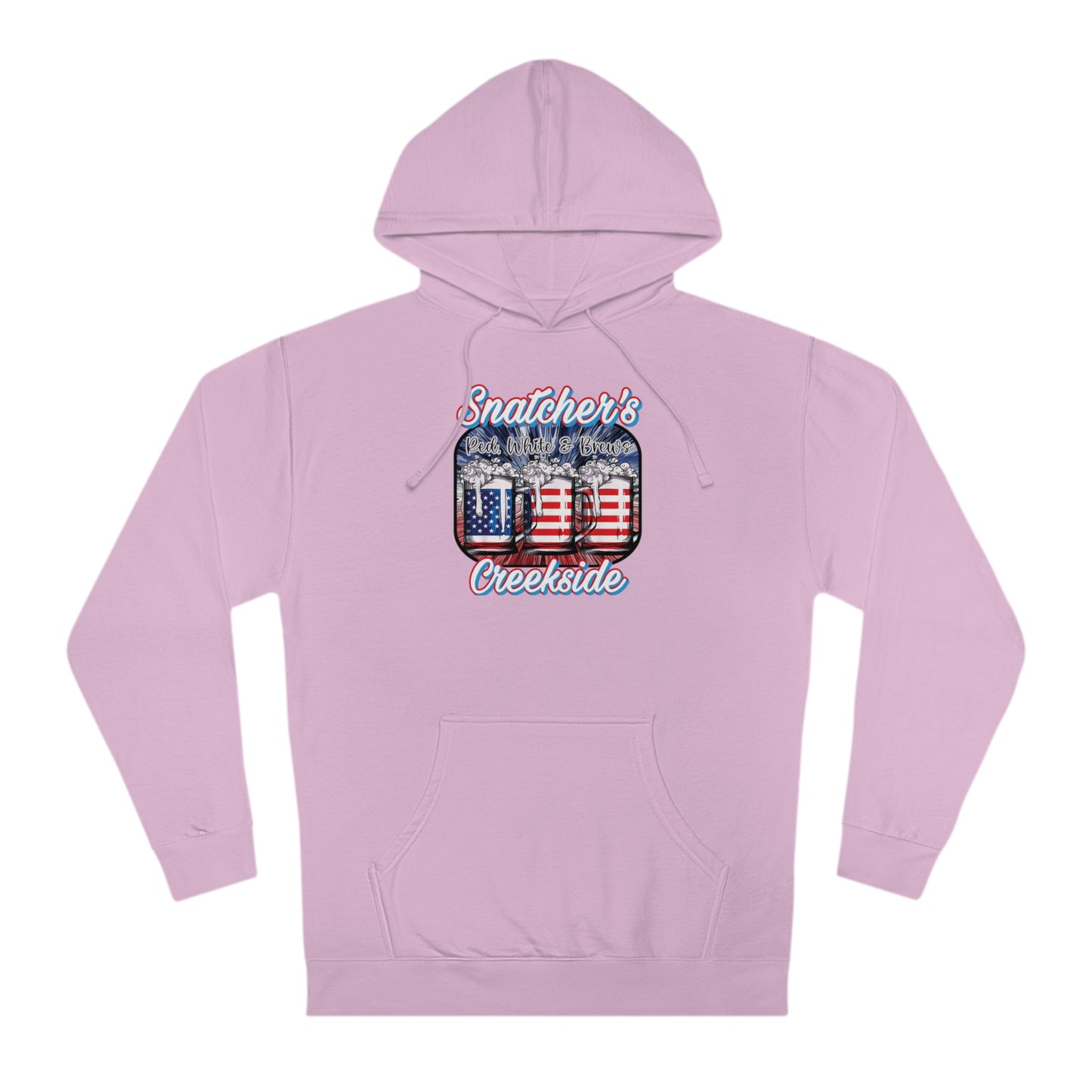 Unisex Red, White & Brews Hooded Sweatshirt