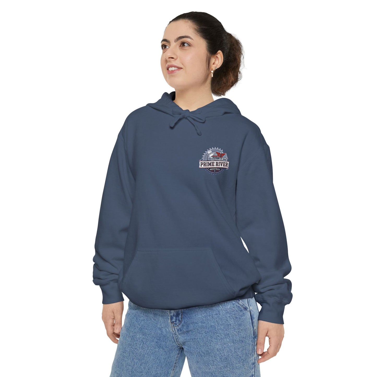 Cozy Unisex Garment-Dyed Hoodie - Prime River