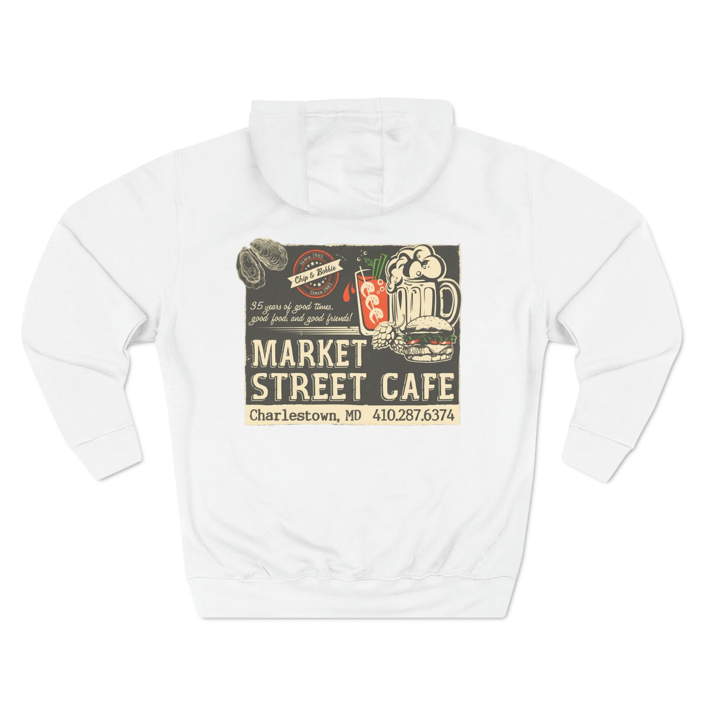 Market Street Unisex Fleece Hoodie