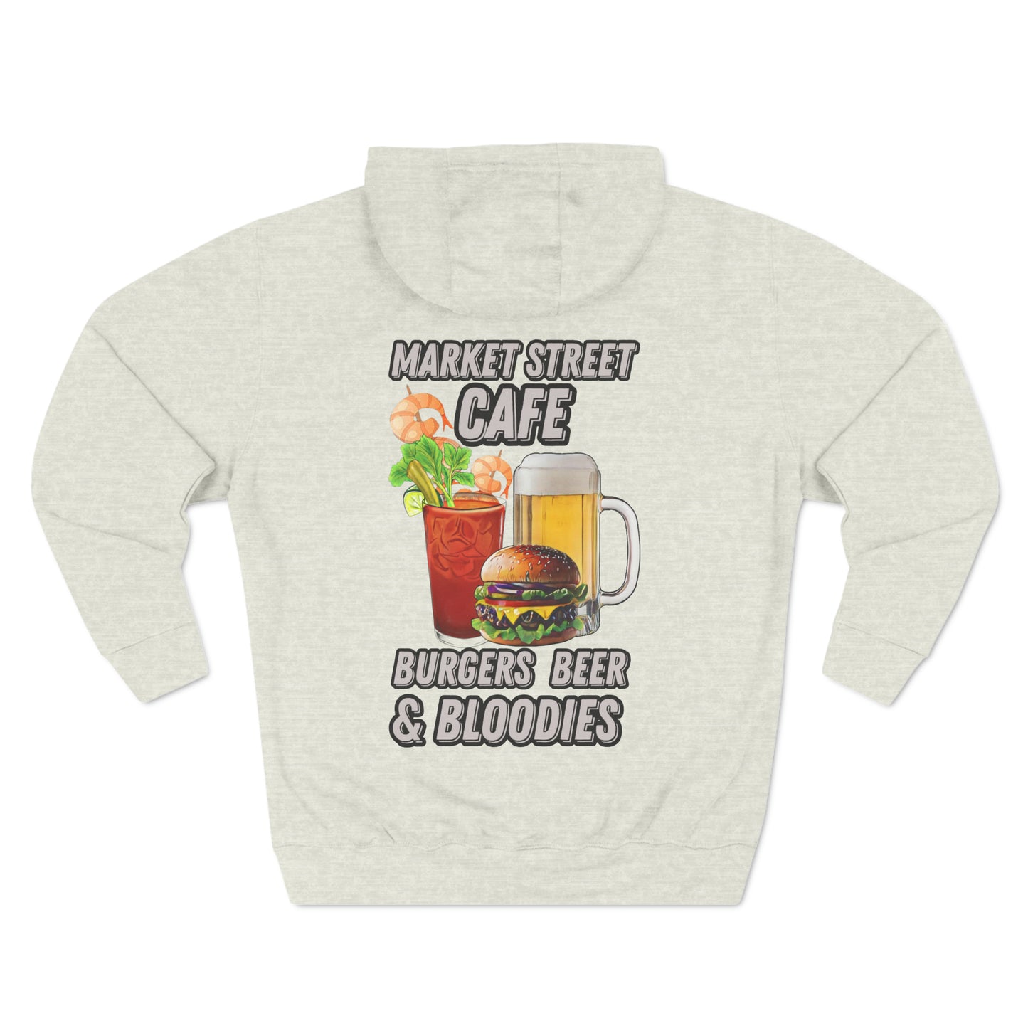 Burgers, Beer & Bloodies Unisex Premium Pullover Hoodie