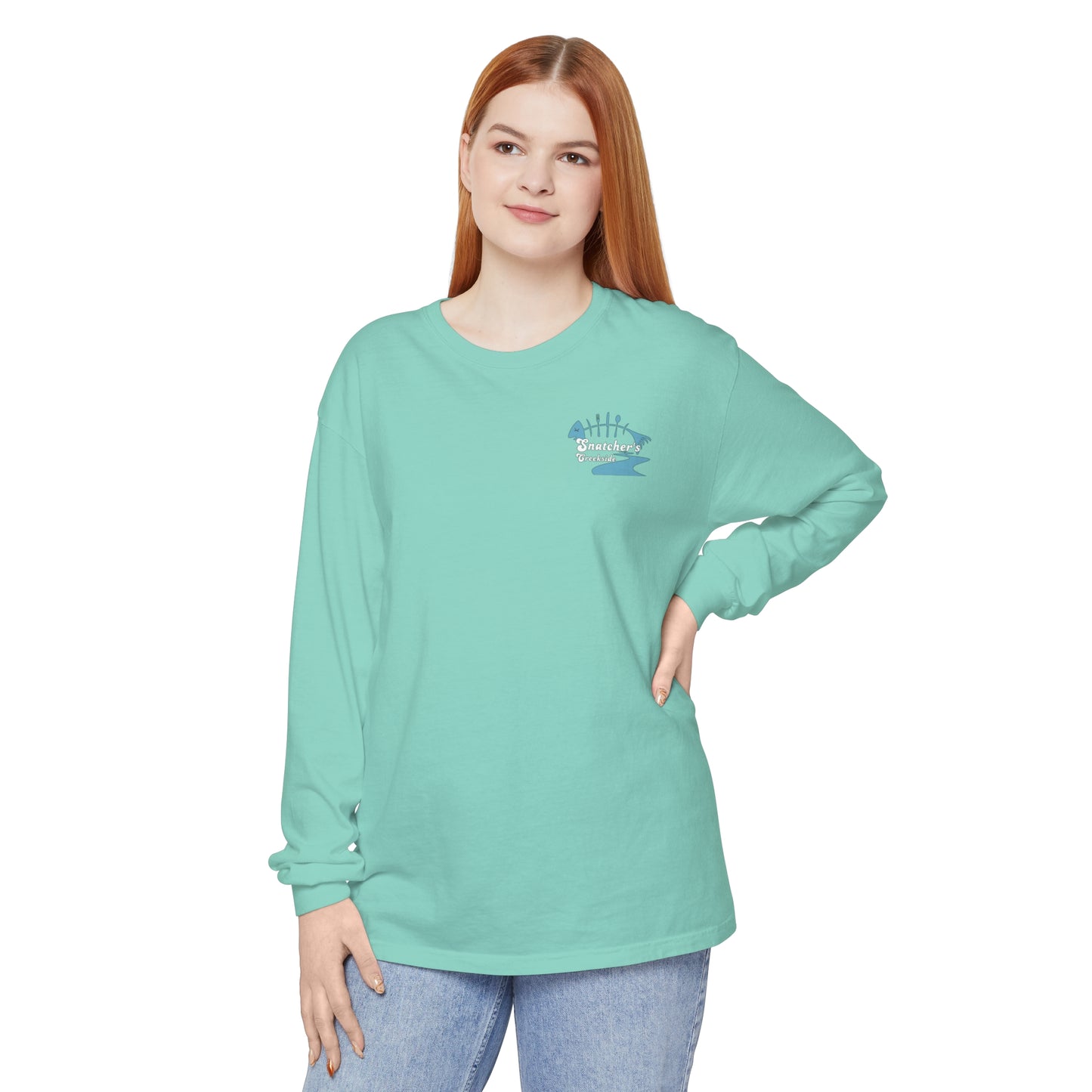 Snatcher's Creekside "OG" Unisex Garment-dyed Long Sleeve T-Shirt