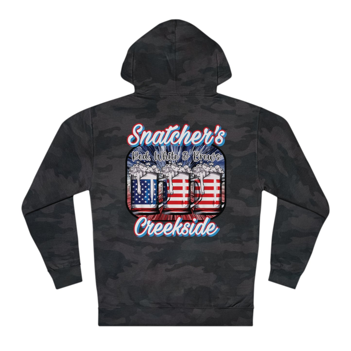 Unisex Red, White & Brews Hooded Sweatshirt