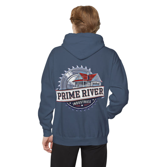 Cozy Unisex Garment-Dyed Hoodie - Prime River